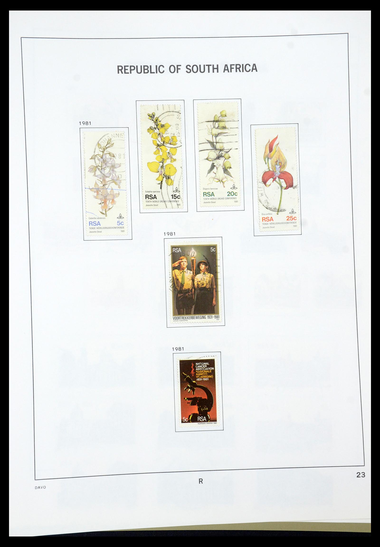 35242 127 - Postzegelverzameling 35242 Zuid Afrika en gebieden 1860-2000.