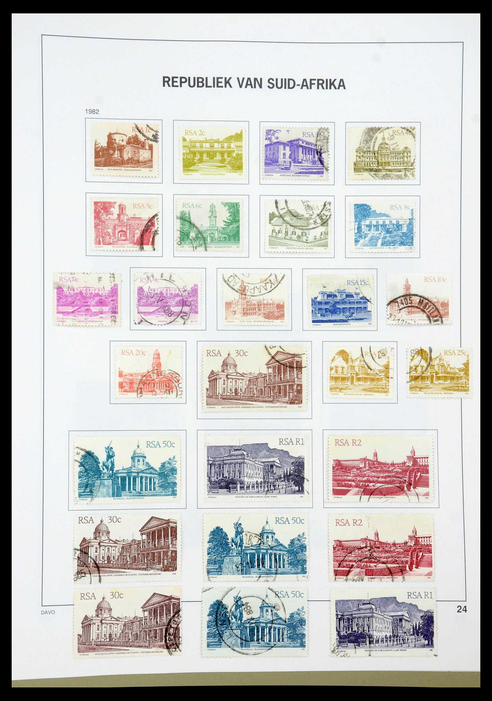 35242 128 - Postzegelverzameling 35242 Zuid Afrika en gebieden 1860-2000.
