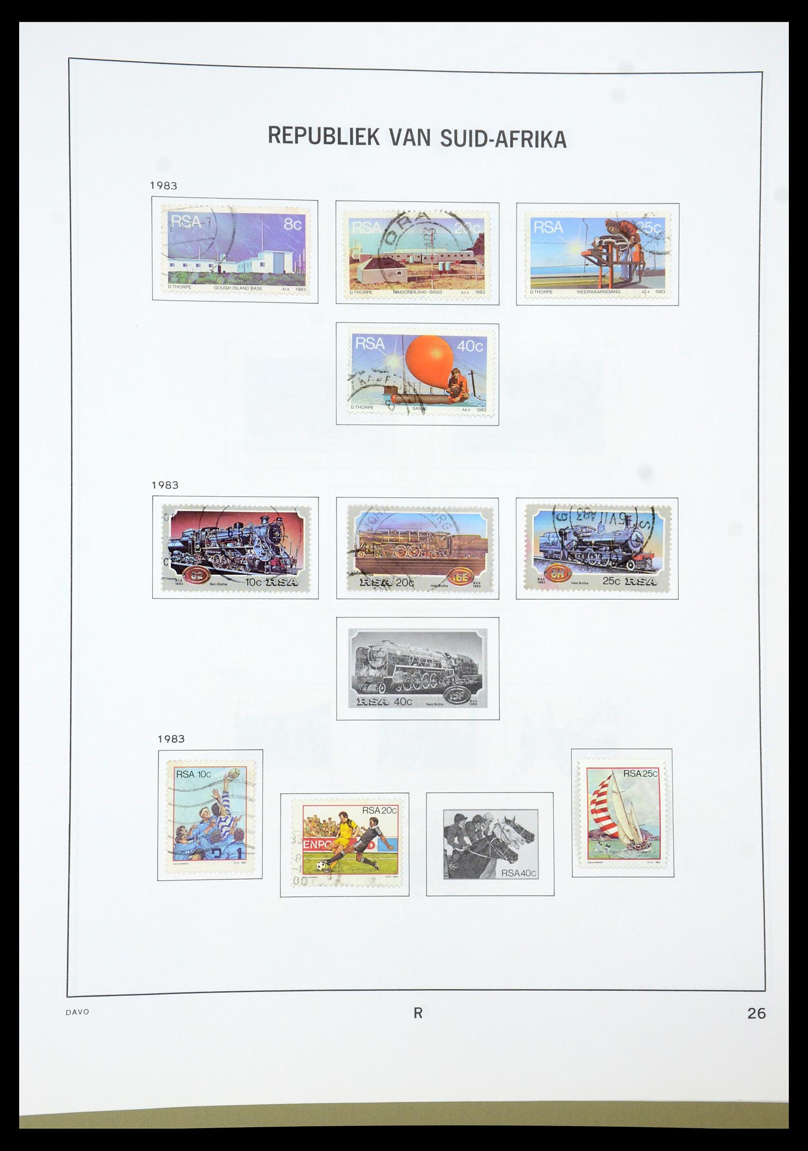 35242 130 - Postzegelverzameling 35242 Zuid Afrika en gebieden 1860-2000.