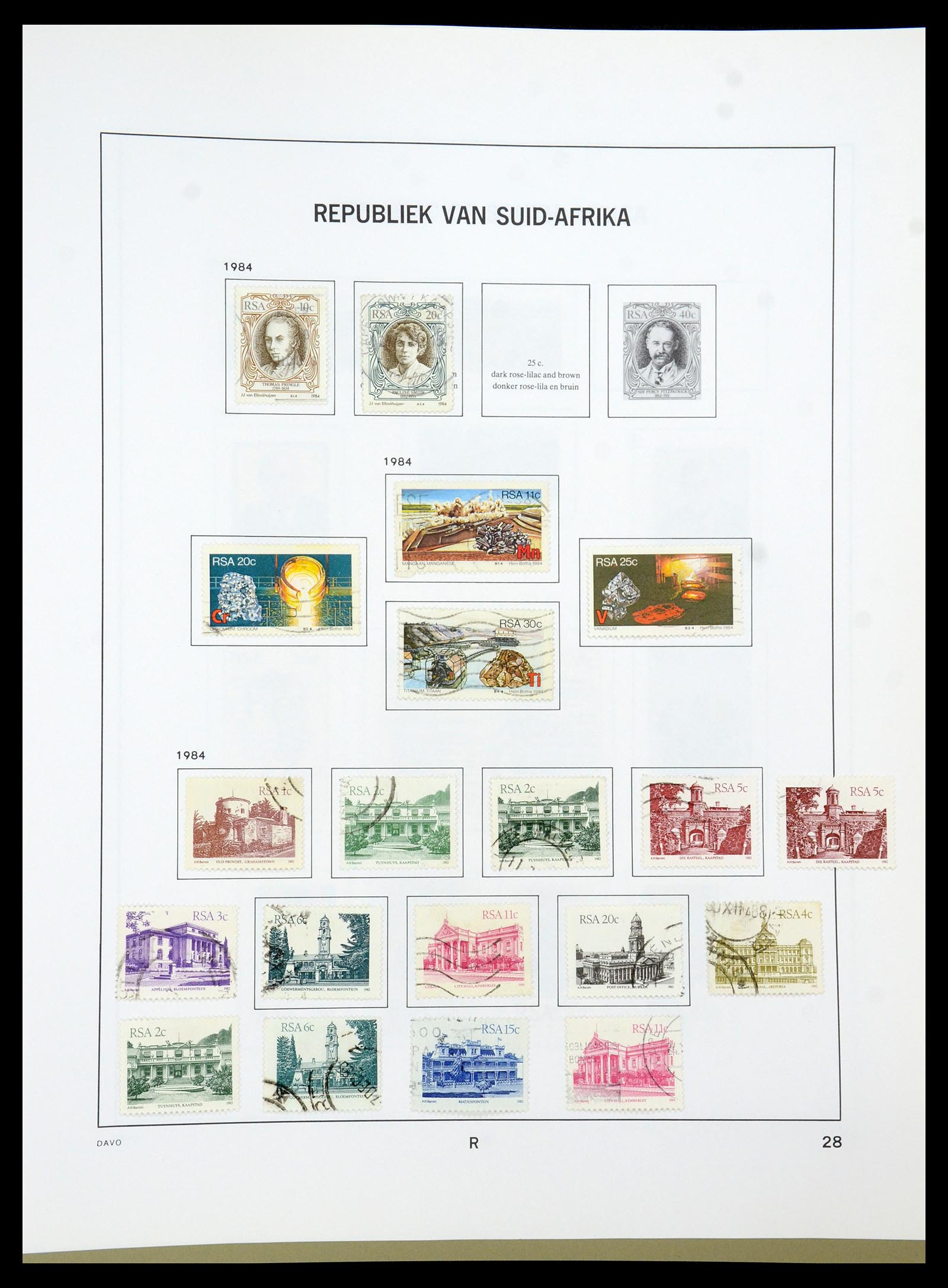 35242 132 - Postzegelverzameling 35242 Zuid Afrika en gebieden 1860-2000.
