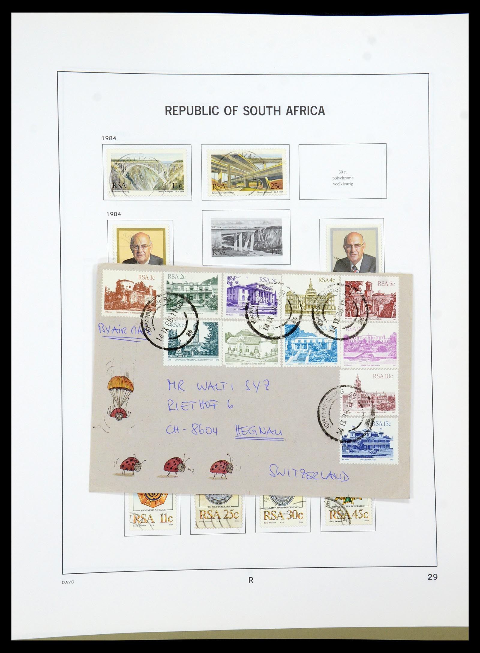 35242 133 - Postzegelverzameling 35242 Zuid Afrika en gebieden 1860-2000.