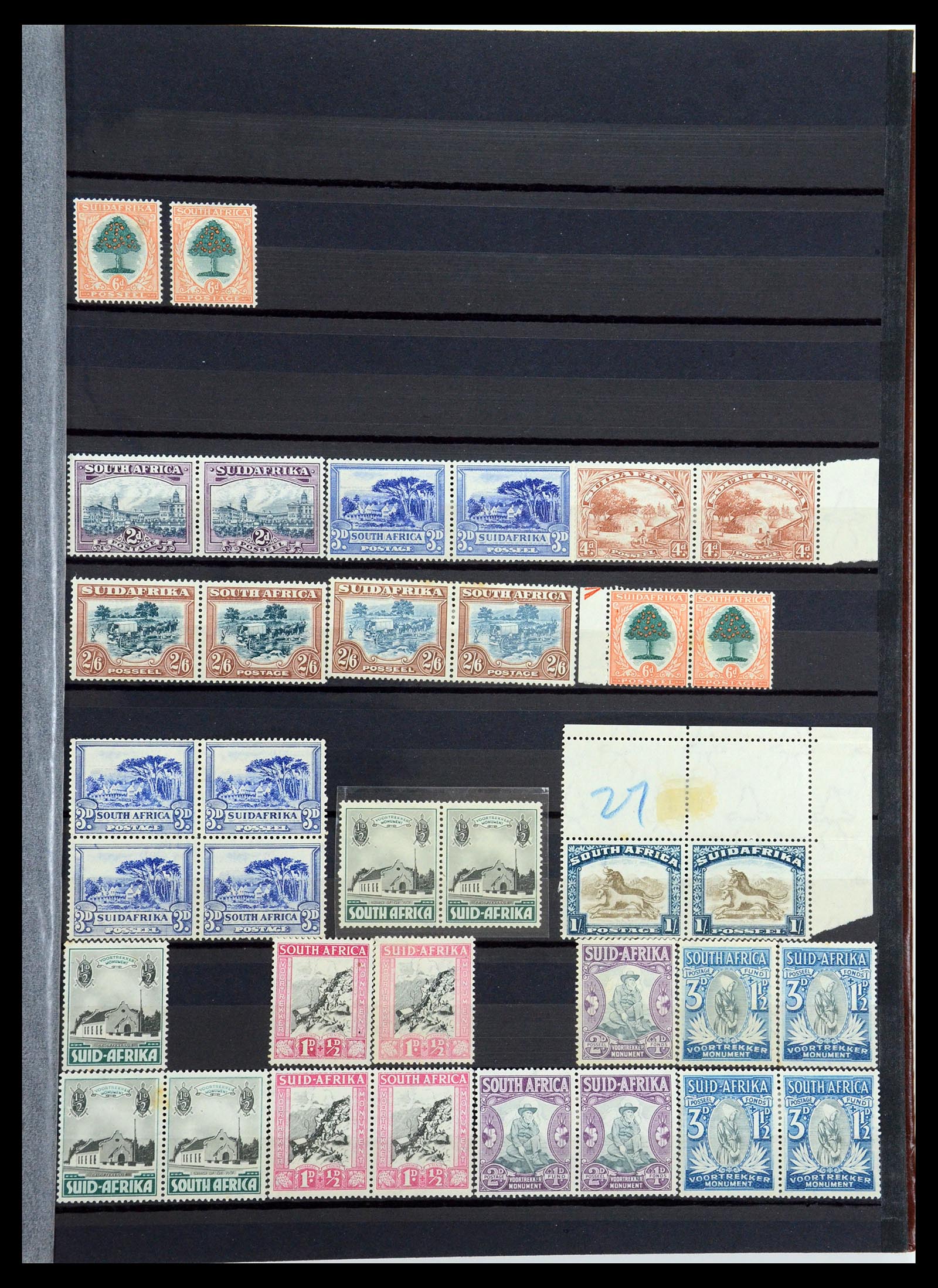 35242 136 - Postzegelverzameling 35242 Zuid Afrika en gebieden 1860-2000.