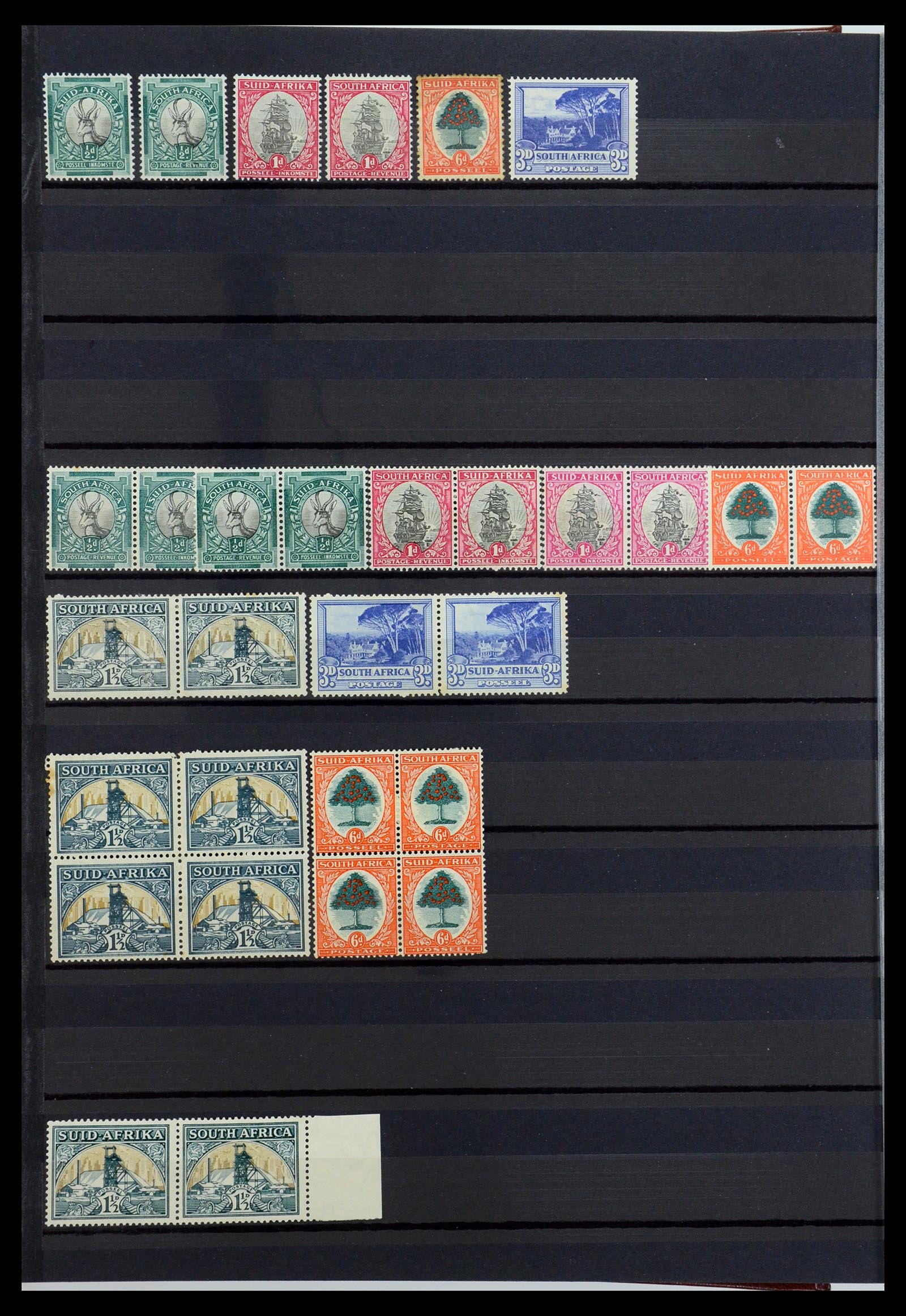 35242 137 - Postzegelverzameling 35242 Zuid Afrika en gebieden 1860-2000.