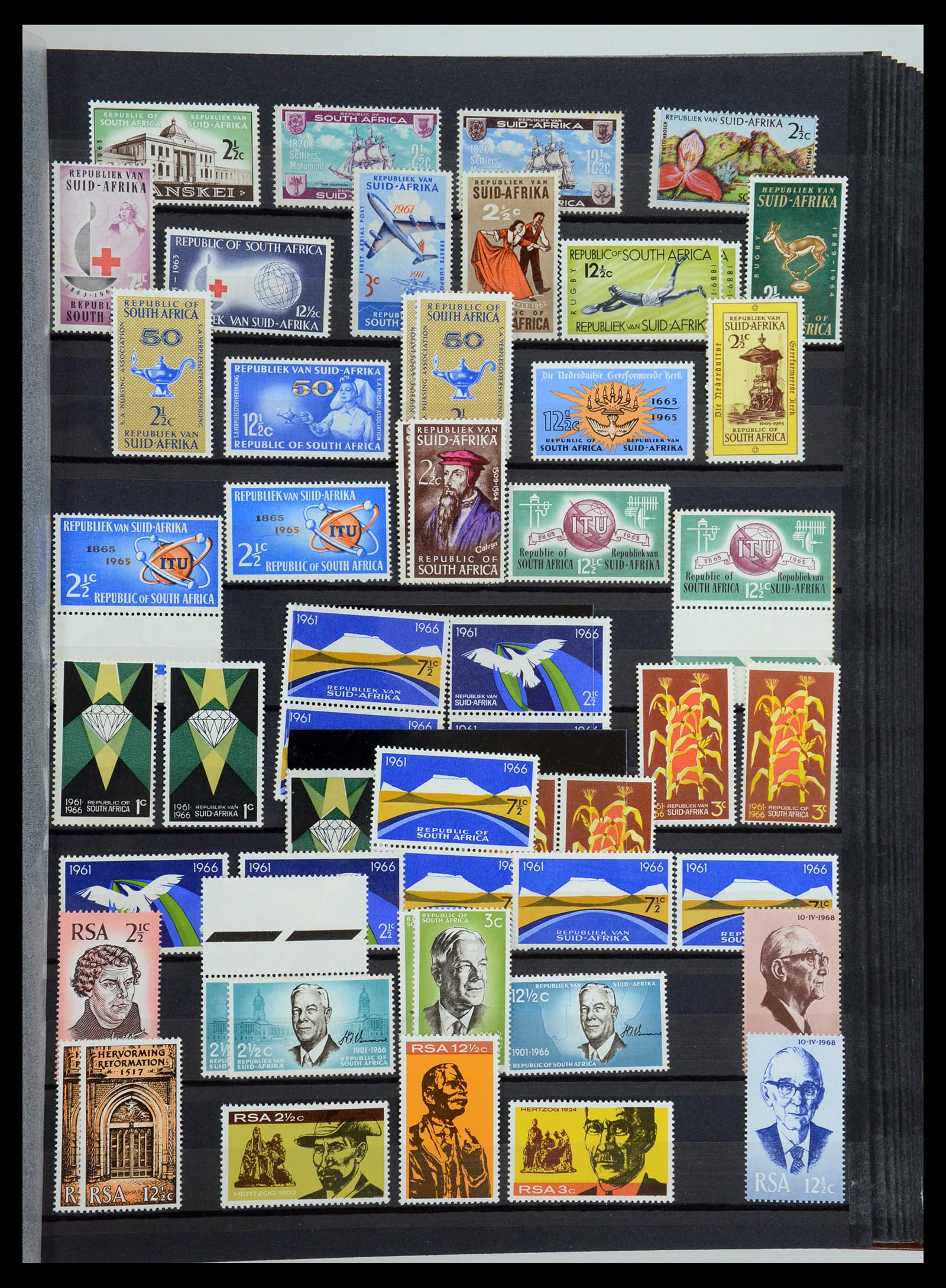 35242 146 - Postzegelverzameling 35242 Zuid Afrika en gebieden 1860-2000.