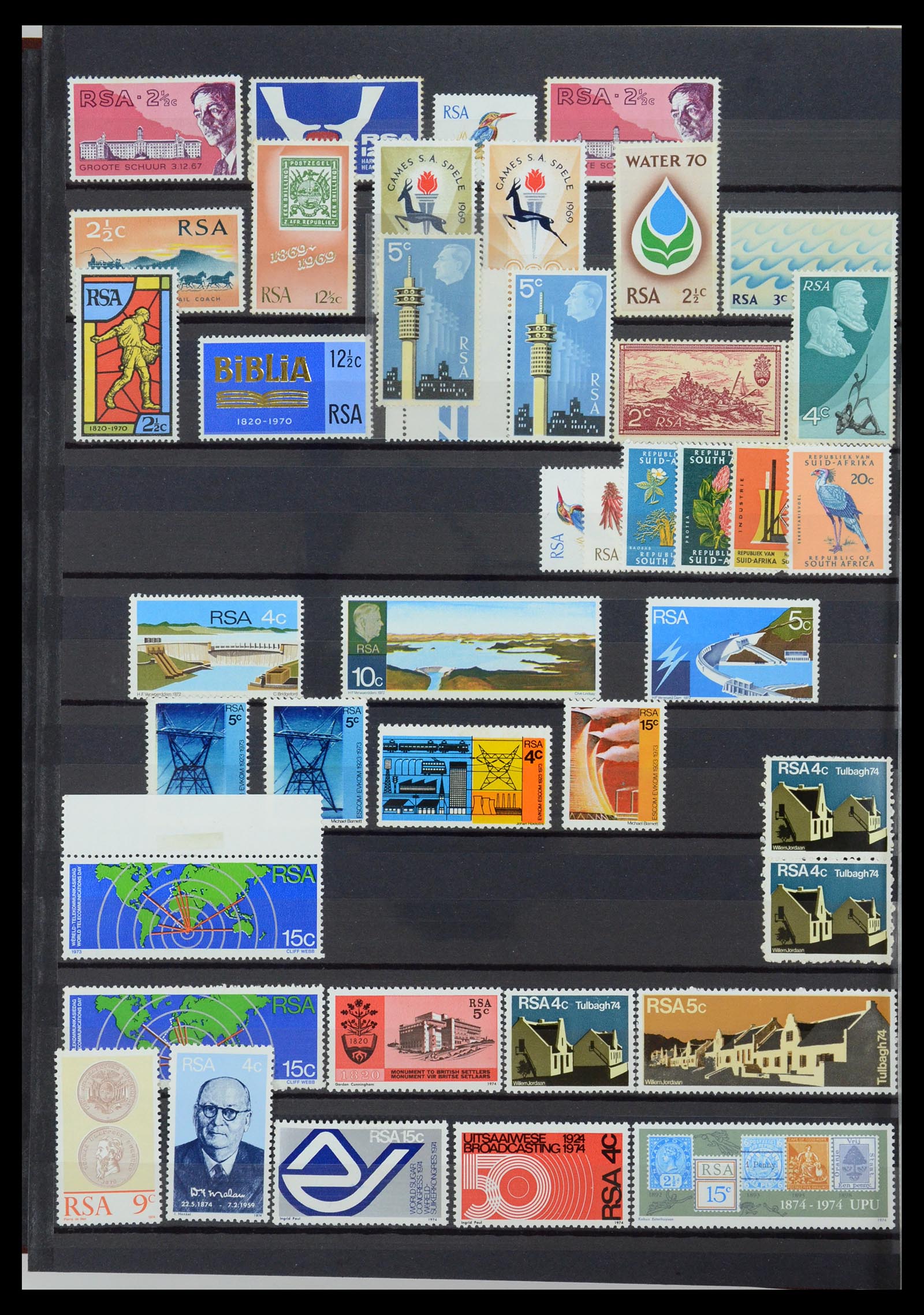 35242 147 - Postzegelverzameling 35242 Zuid Afrika en gebieden 1860-2000.