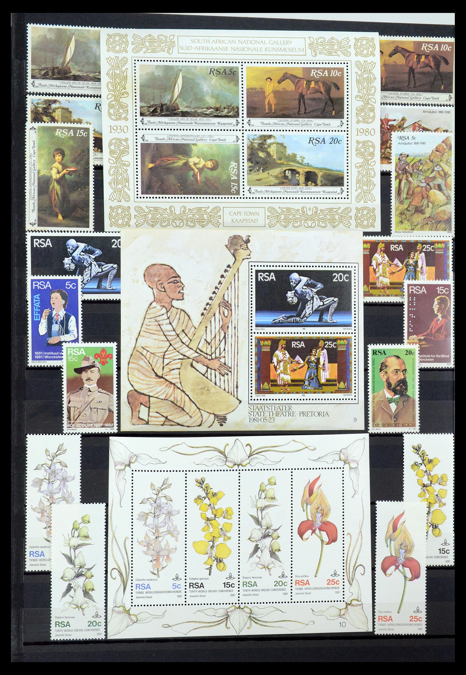 35242 153 - Postzegelverzameling 35242 Zuid Afrika en gebieden 1860-2000.