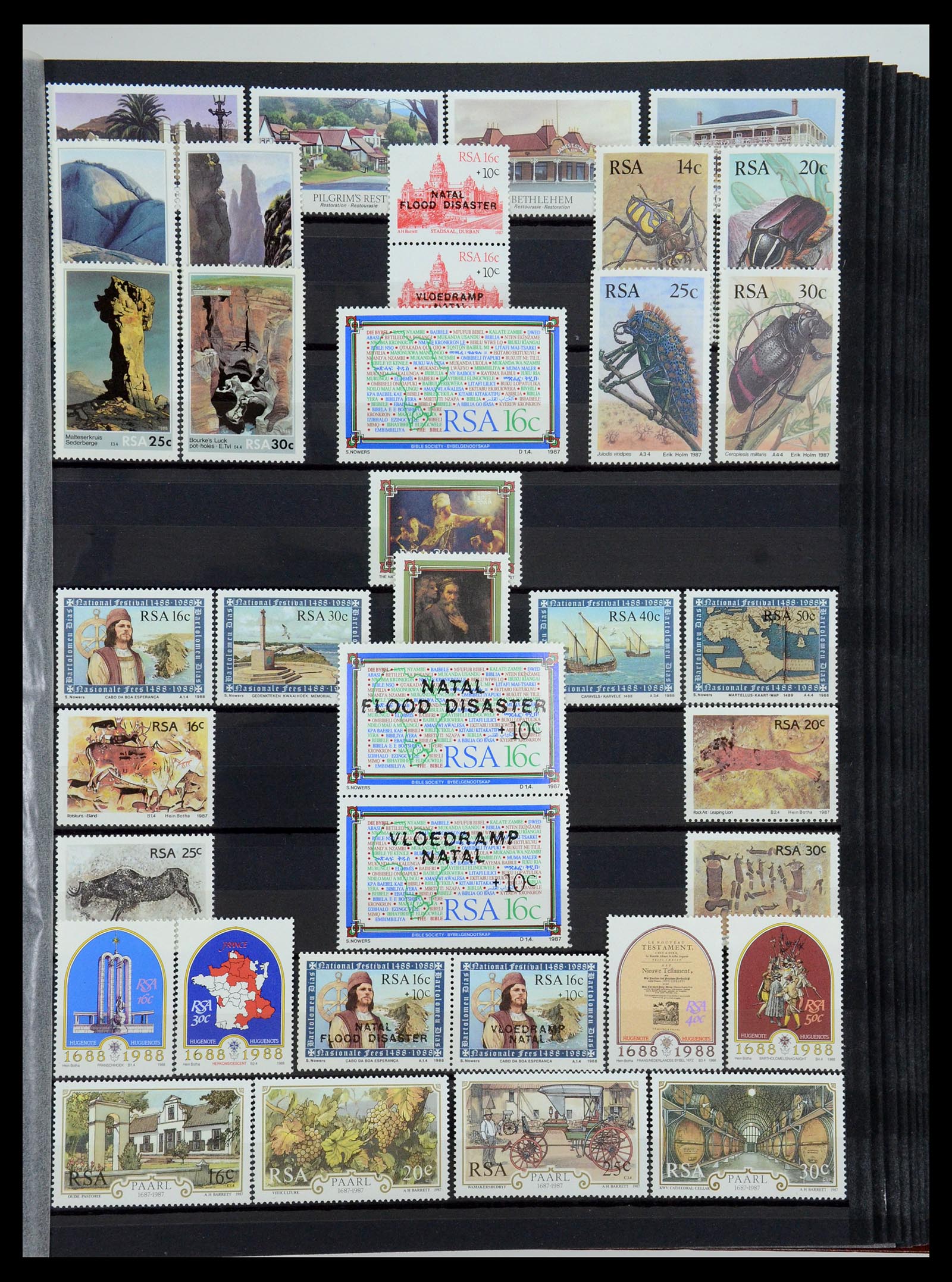 35242 158 - Postzegelverzameling 35242 Zuid Afrika en gebieden 1860-2000.