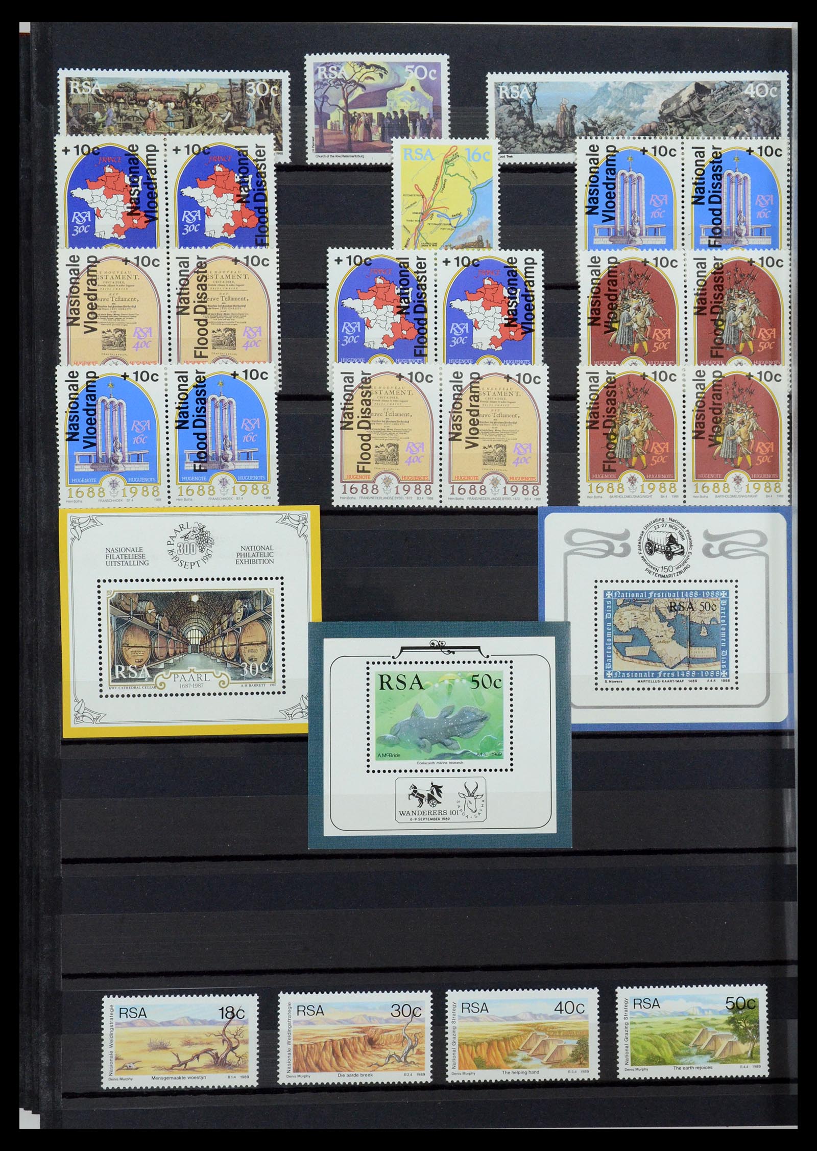 35242 159 - Postzegelverzameling 35242 Zuid Afrika en gebieden 1860-2000.
