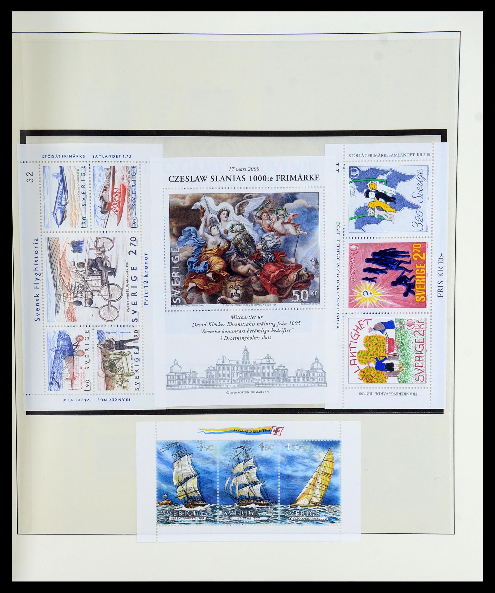 35256 003 - Postzegelverzameling 35256 Zweden blokken 1980-2018.