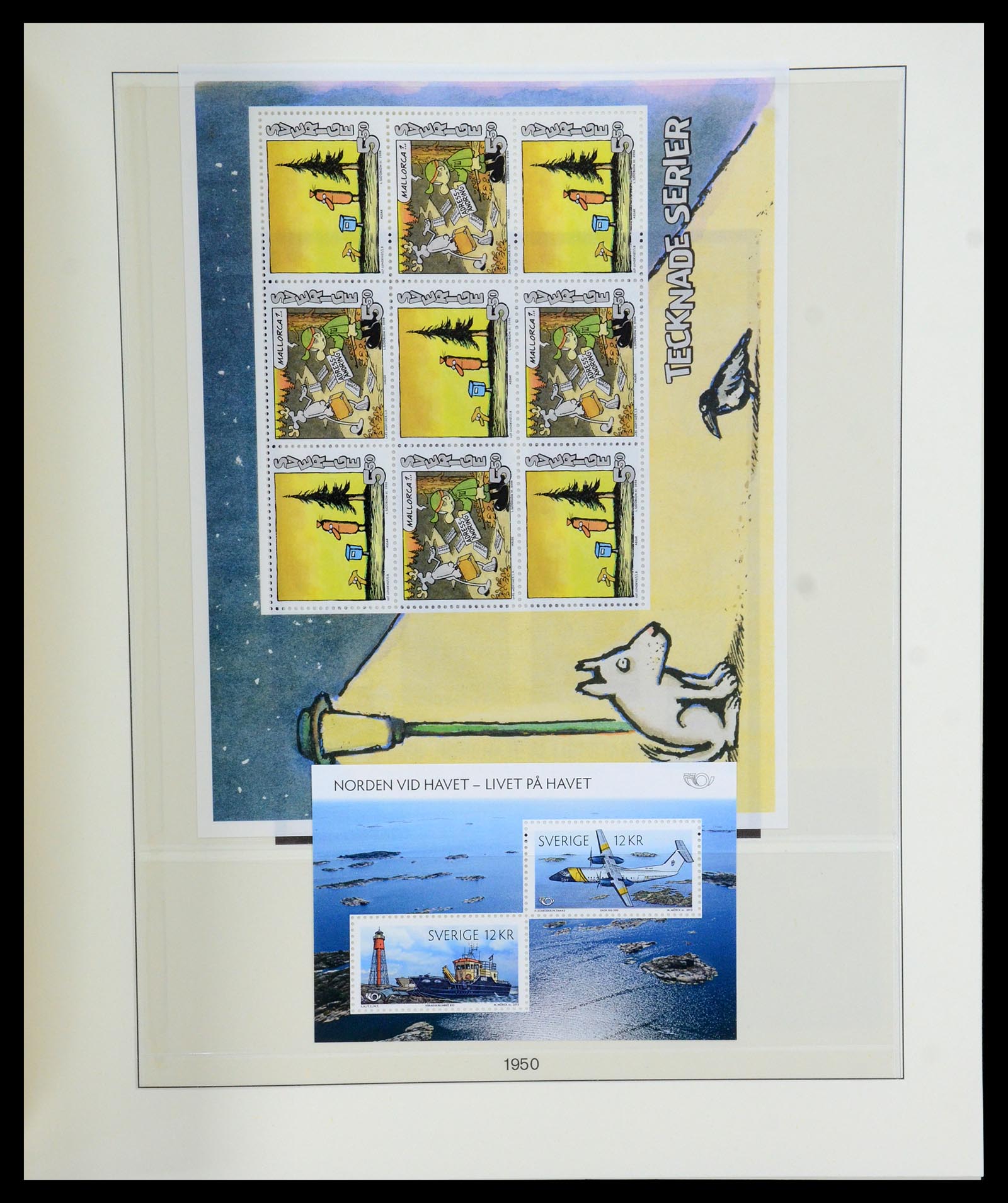 35256 010 - Postzegelverzameling 35256 Zweden blokken 1980-2018.