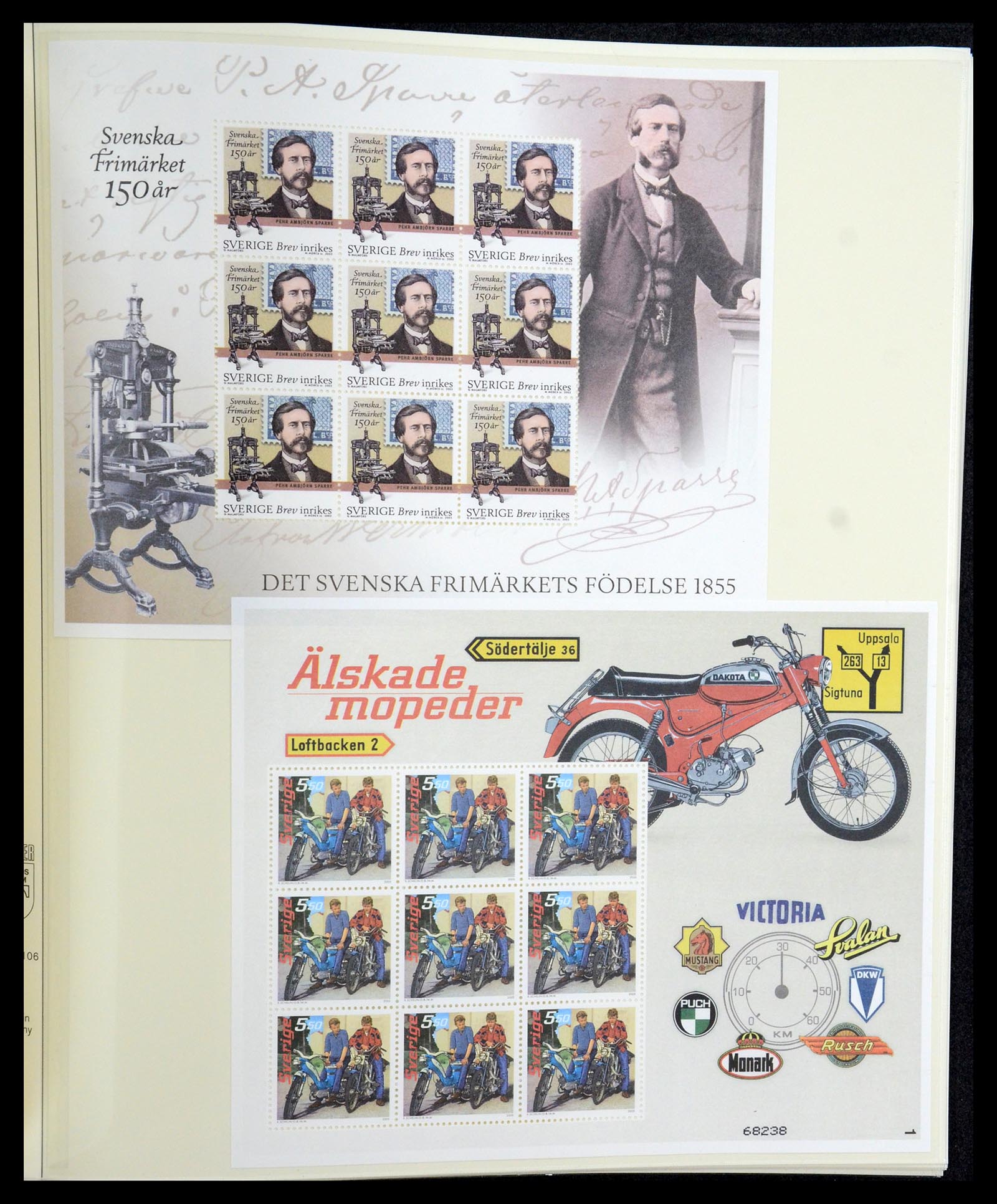 35256 026 - Postzegelverzameling 35256 Zweden blokken 1980-2018.