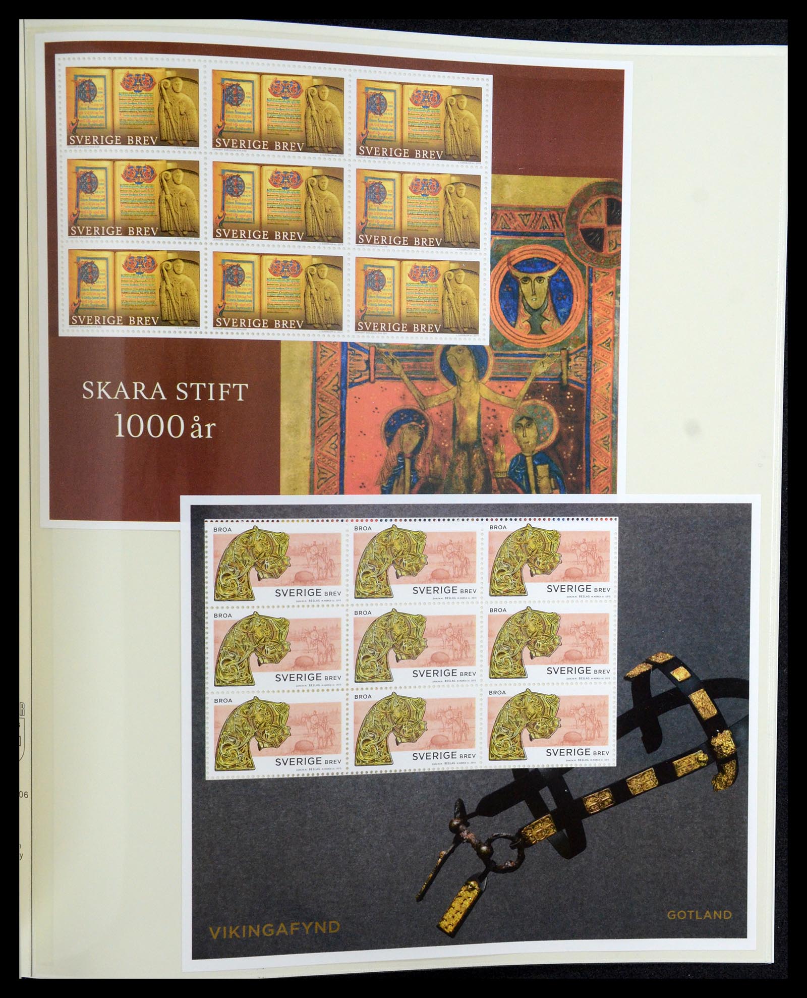 35256 030 - Postzegelverzameling 35256 Zweden blokken 1980-2018.