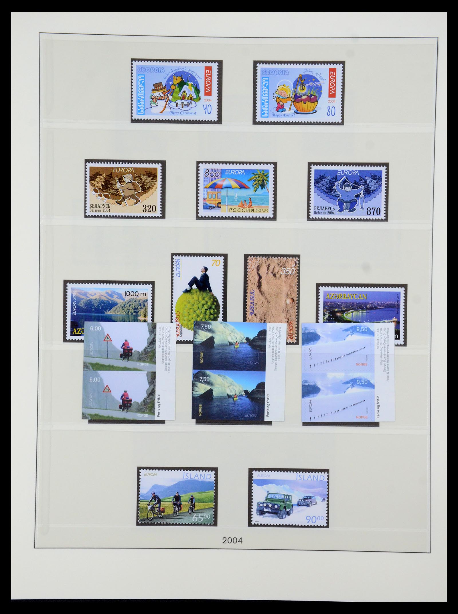 35261 327 - Postzegelverzameling 35261 Europa CEPT 1977-2010.