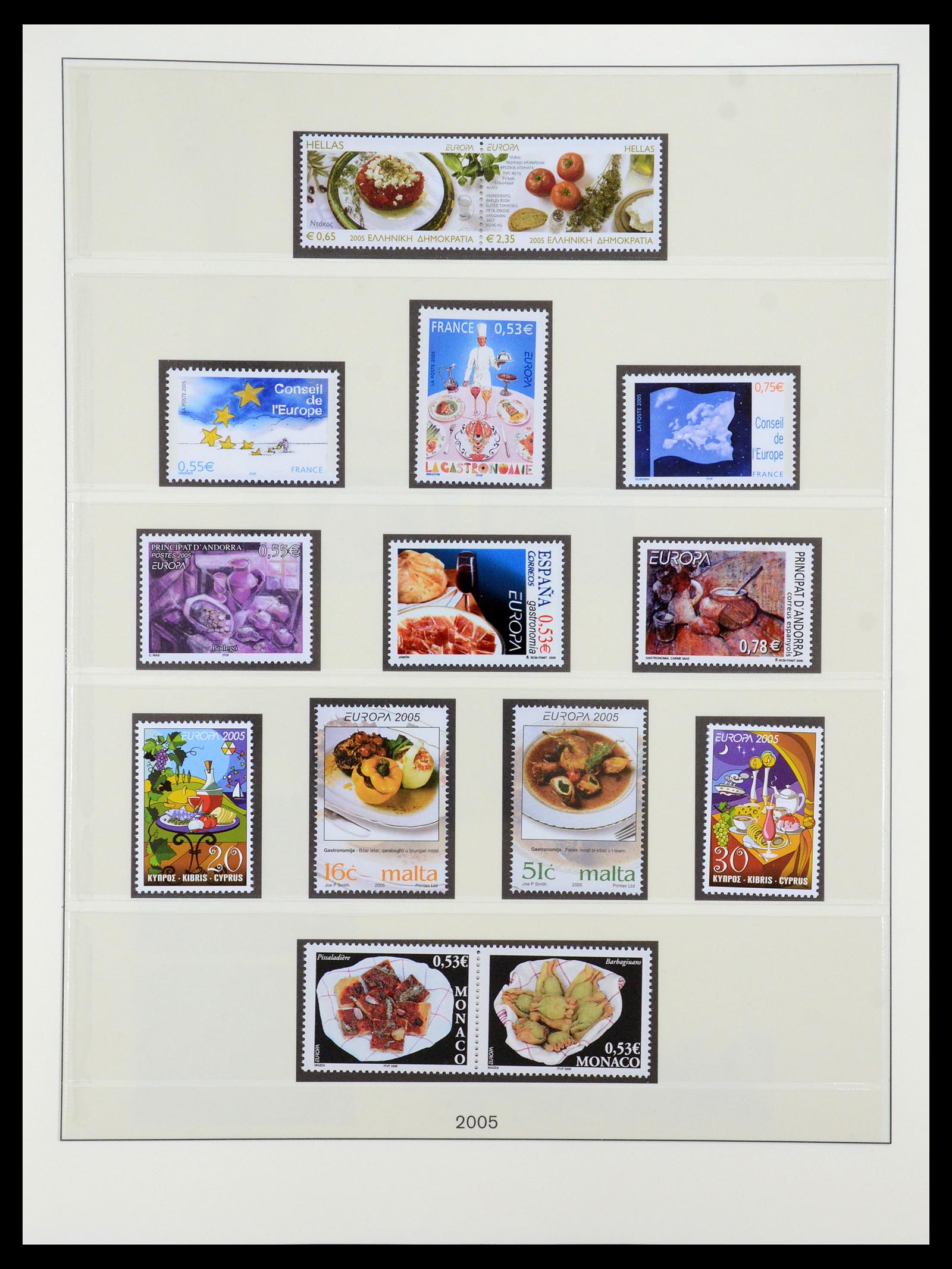 35261 334 - Postzegelverzameling 35261 Europa CEPT 1977-2010.