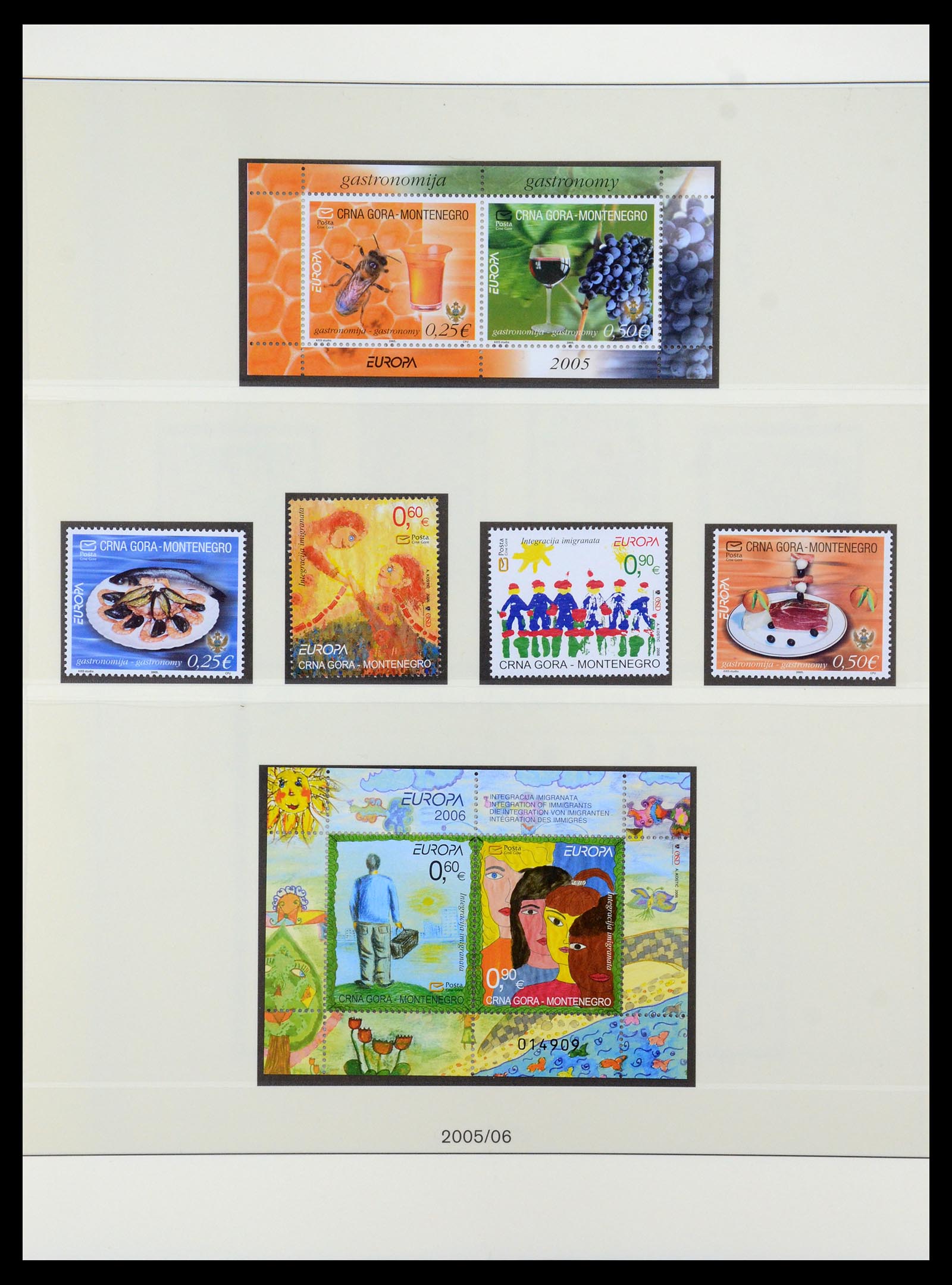 35261 350 - Postzegelverzameling 35261 Europa CEPT 1977-2010.