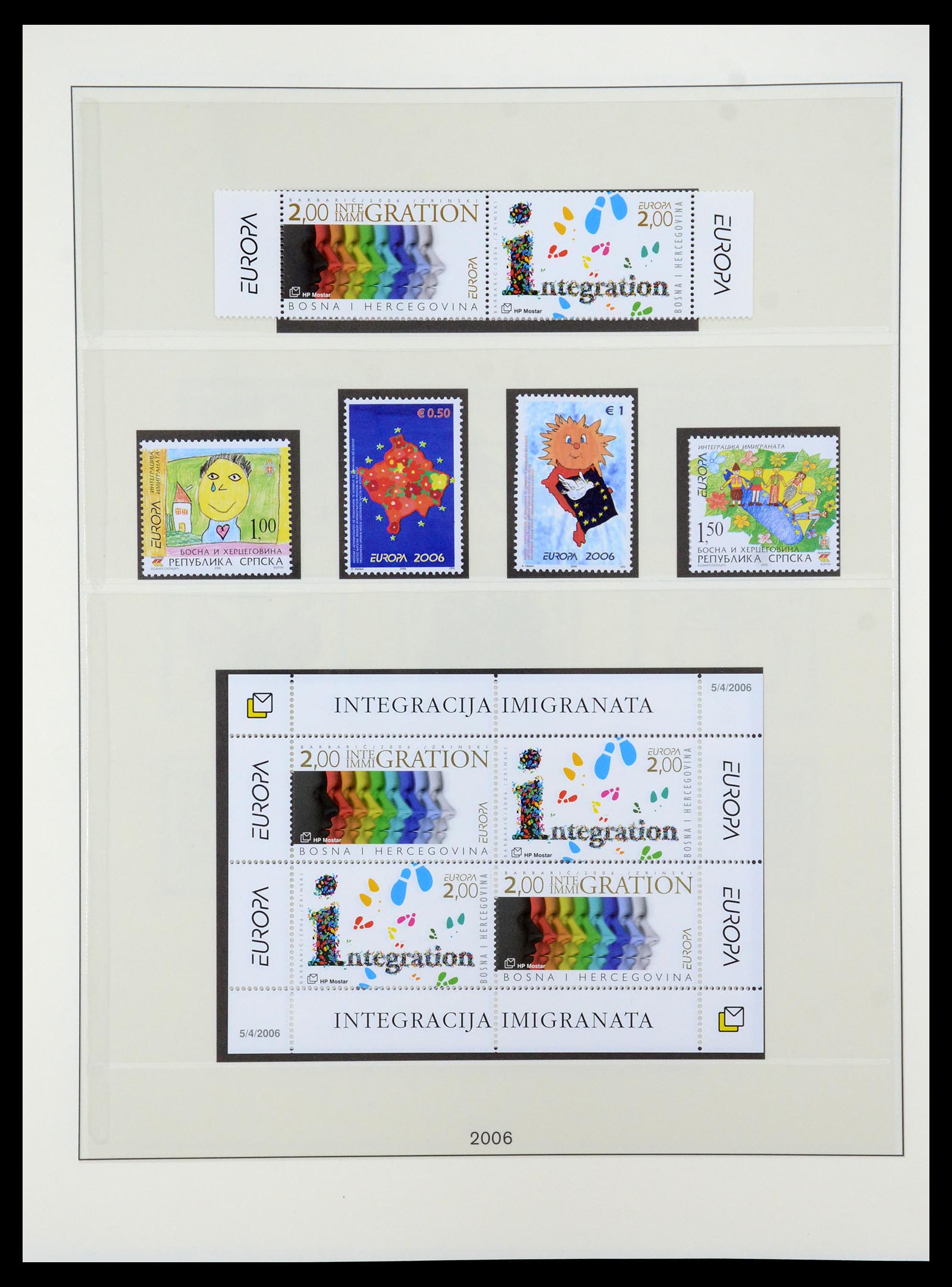 35261 351 - Postzegelverzameling 35261 Europa CEPT 1977-2010.