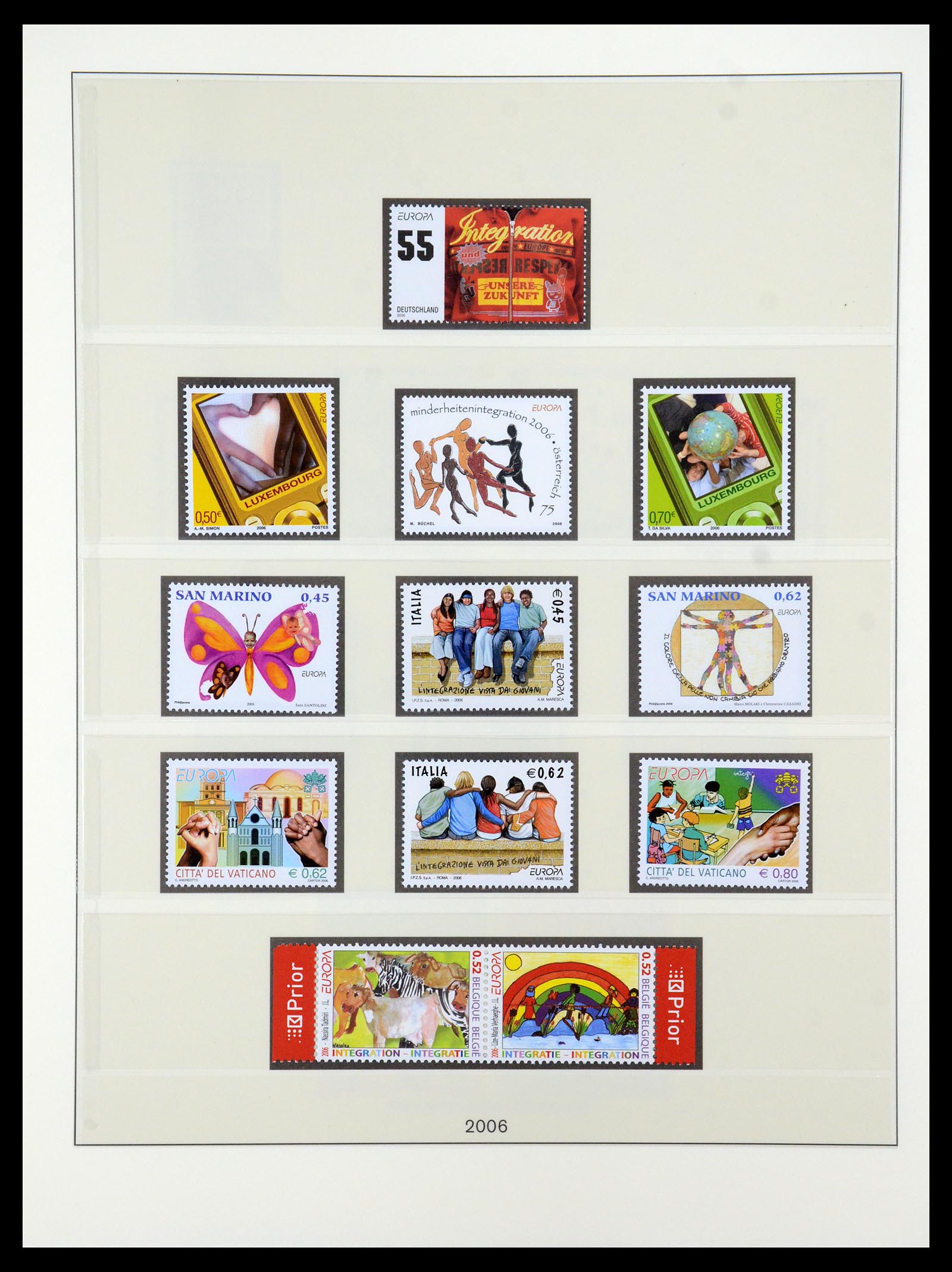 35261 352 - Postzegelverzameling 35261 Europa CEPT 1977-2010.