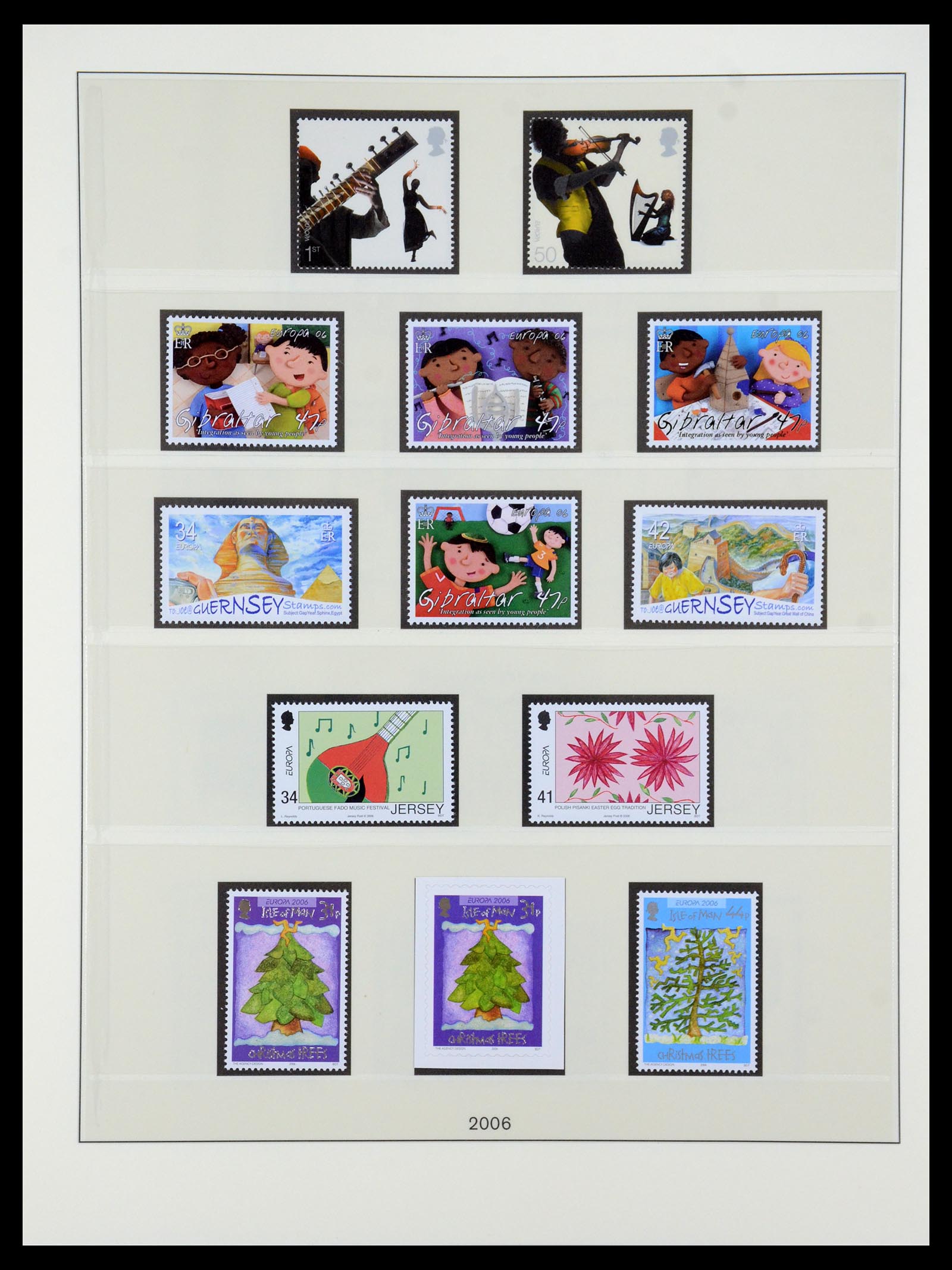 35261 354 - Postzegelverzameling 35261 Europa CEPT 1977-2010.