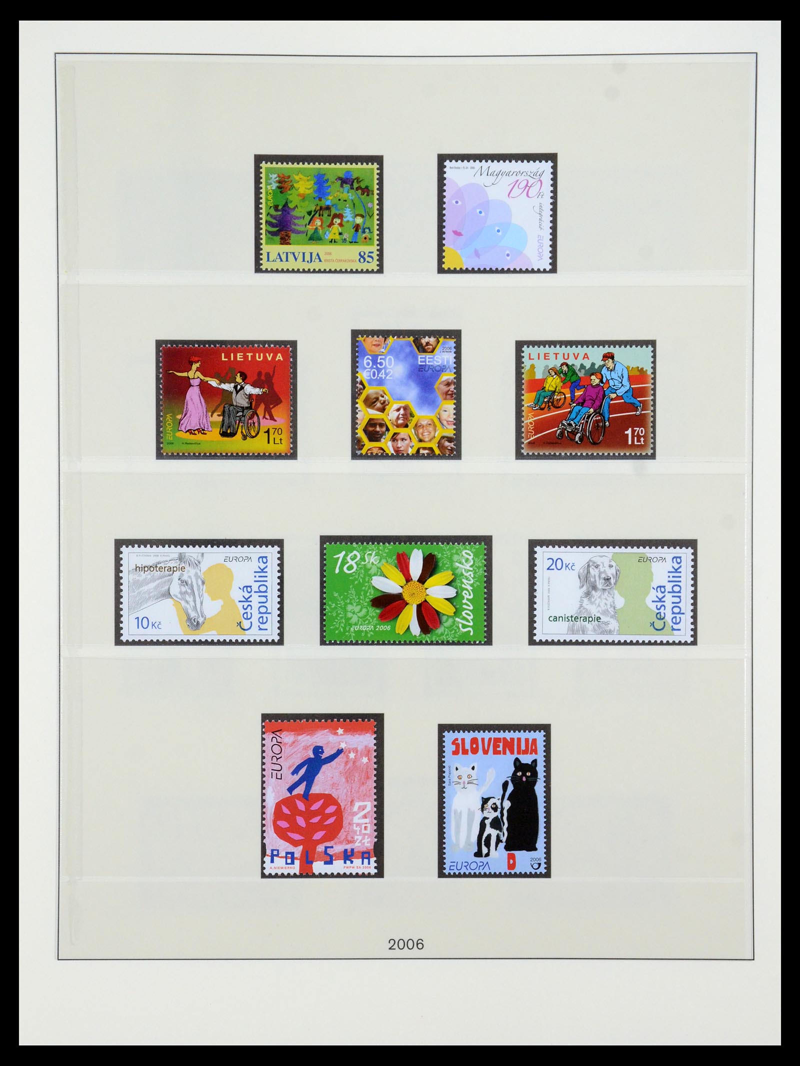 35261 360 - Postzegelverzameling 35261 Europa CEPT 1977-2010.