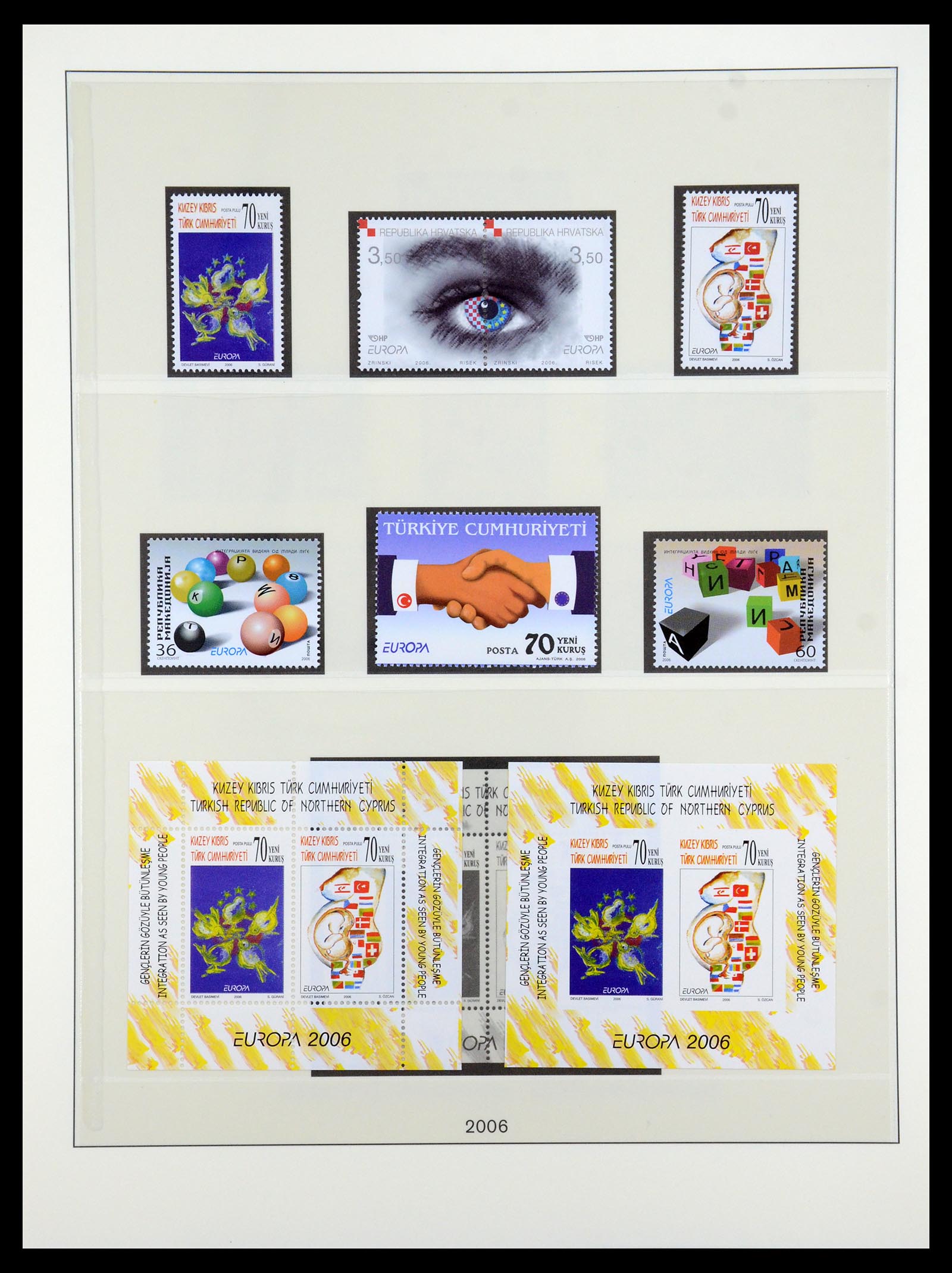 35261 364 - Postzegelverzameling 35261 Europa CEPT 1977-2010.