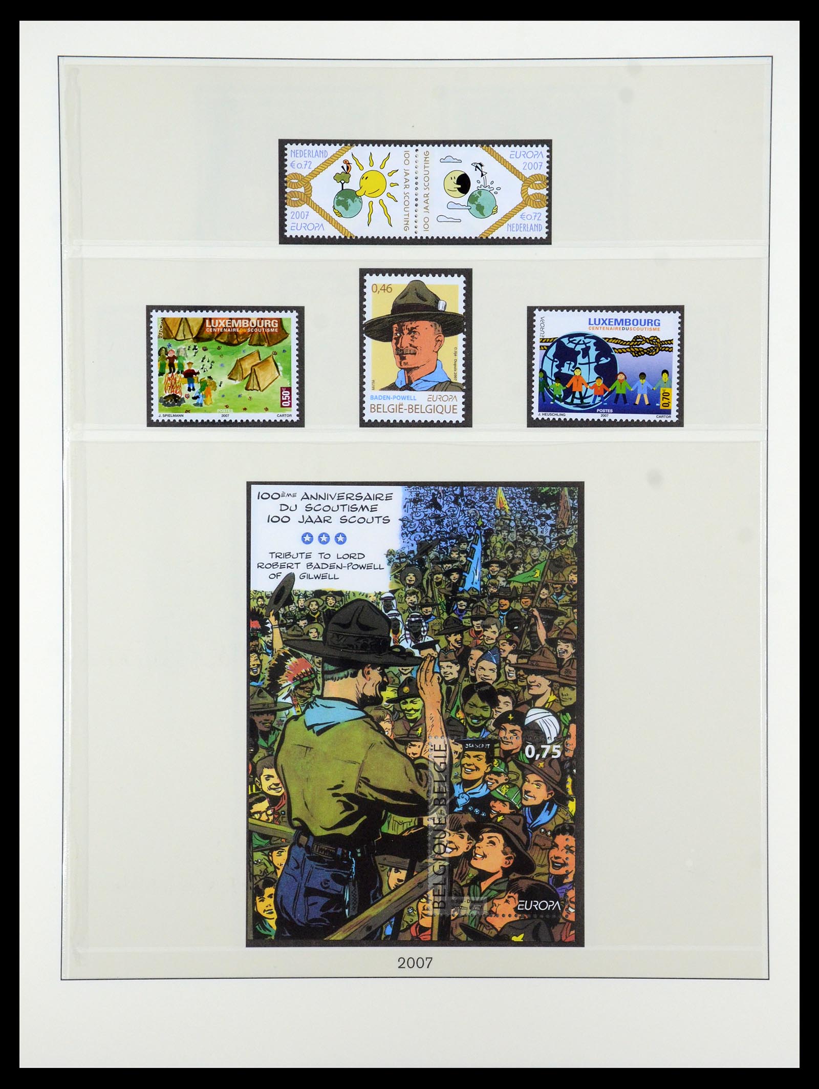35261 367 - Postzegelverzameling 35261 Europa CEPT 1977-2010.