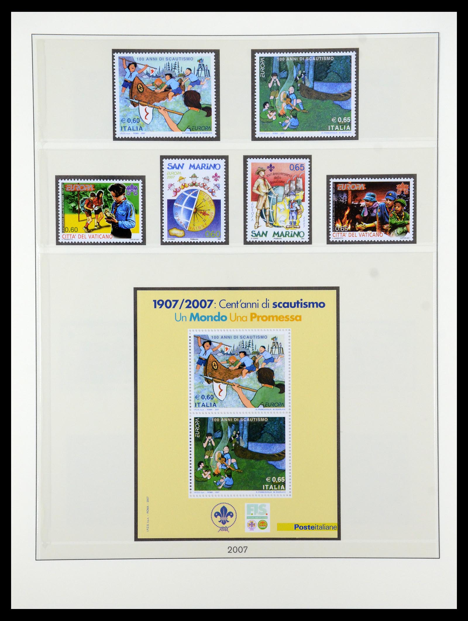 35261 368 - Postzegelverzameling 35261 Europa CEPT 1977-2010.