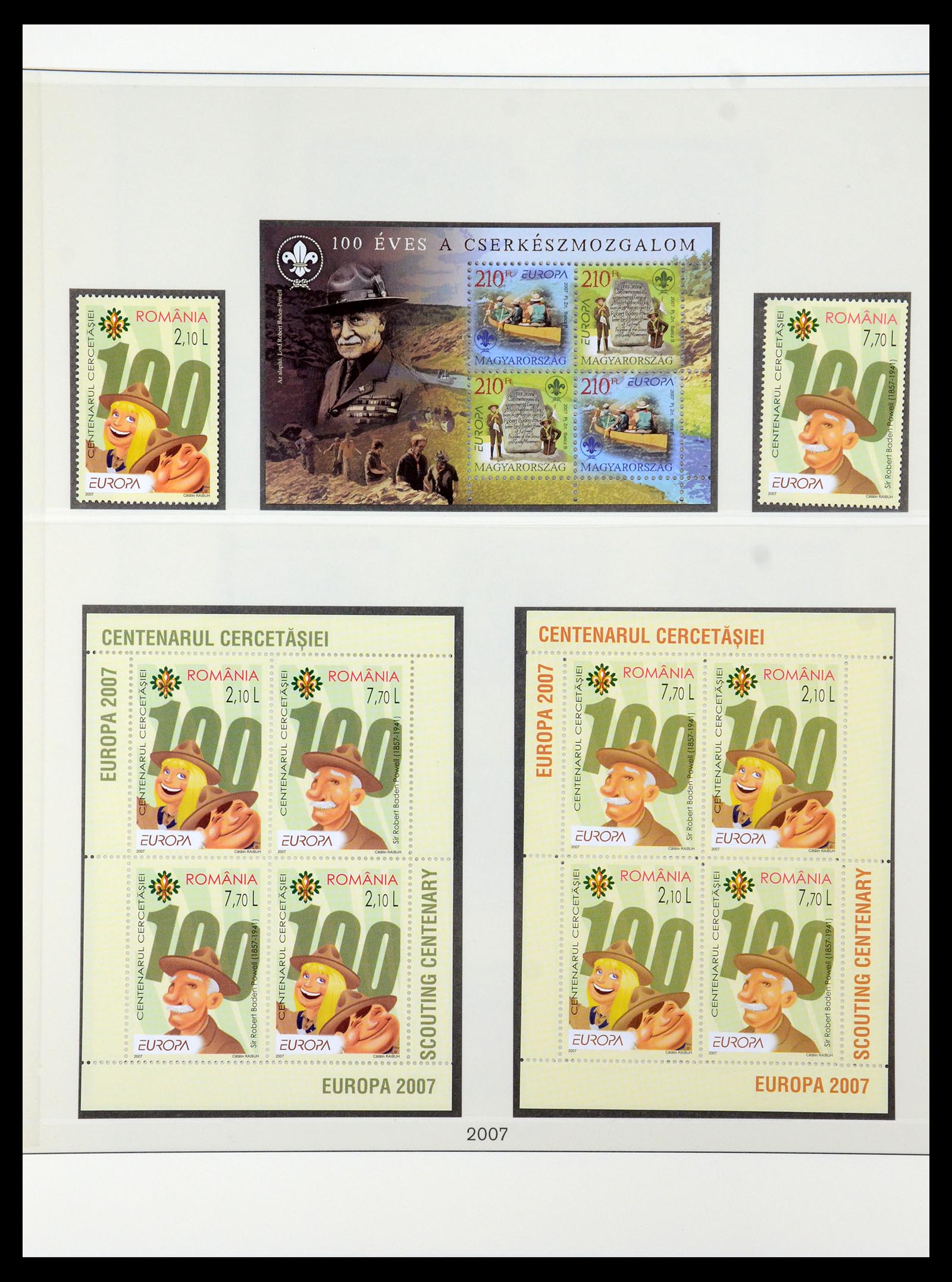 35261 373 - Postzegelverzameling 35261 Europa CEPT 1977-2010.