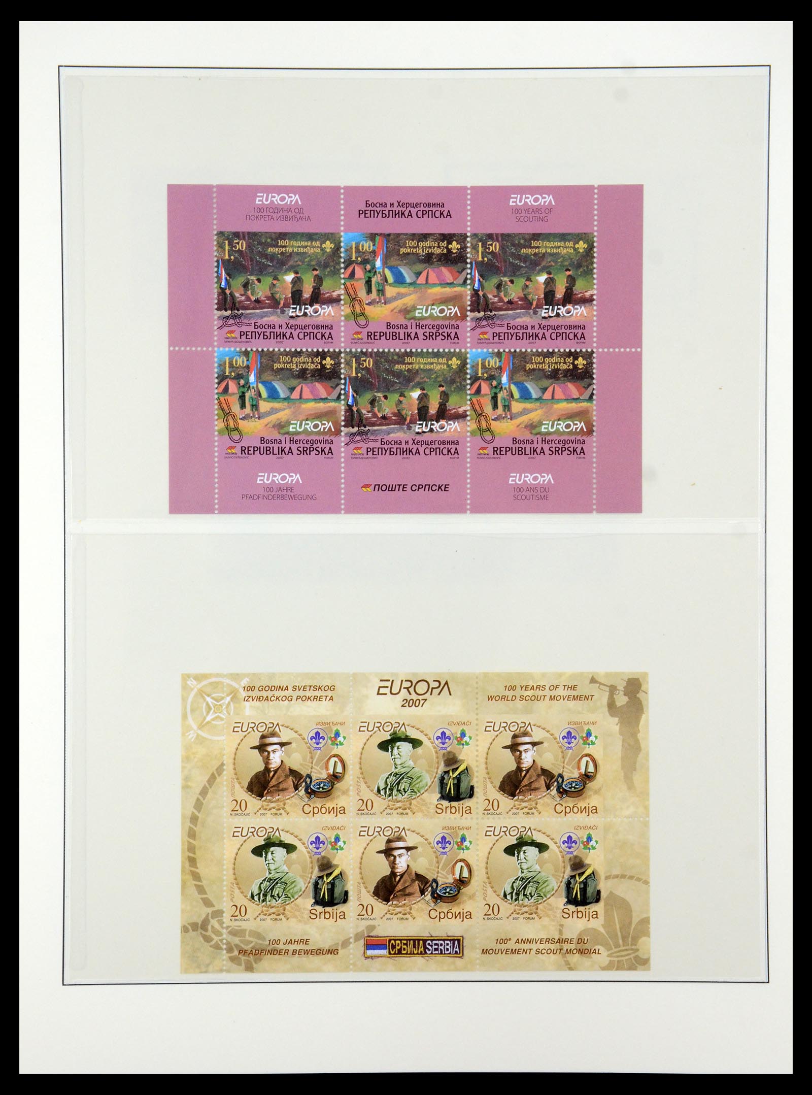 35261 377 - Postzegelverzameling 35261 Europa CEPT 1977-2010.