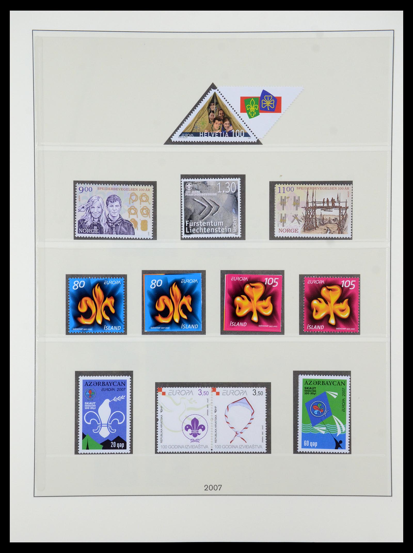 35261 380 - Postzegelverzameling 35261 Europa CEPT 1977-2010.