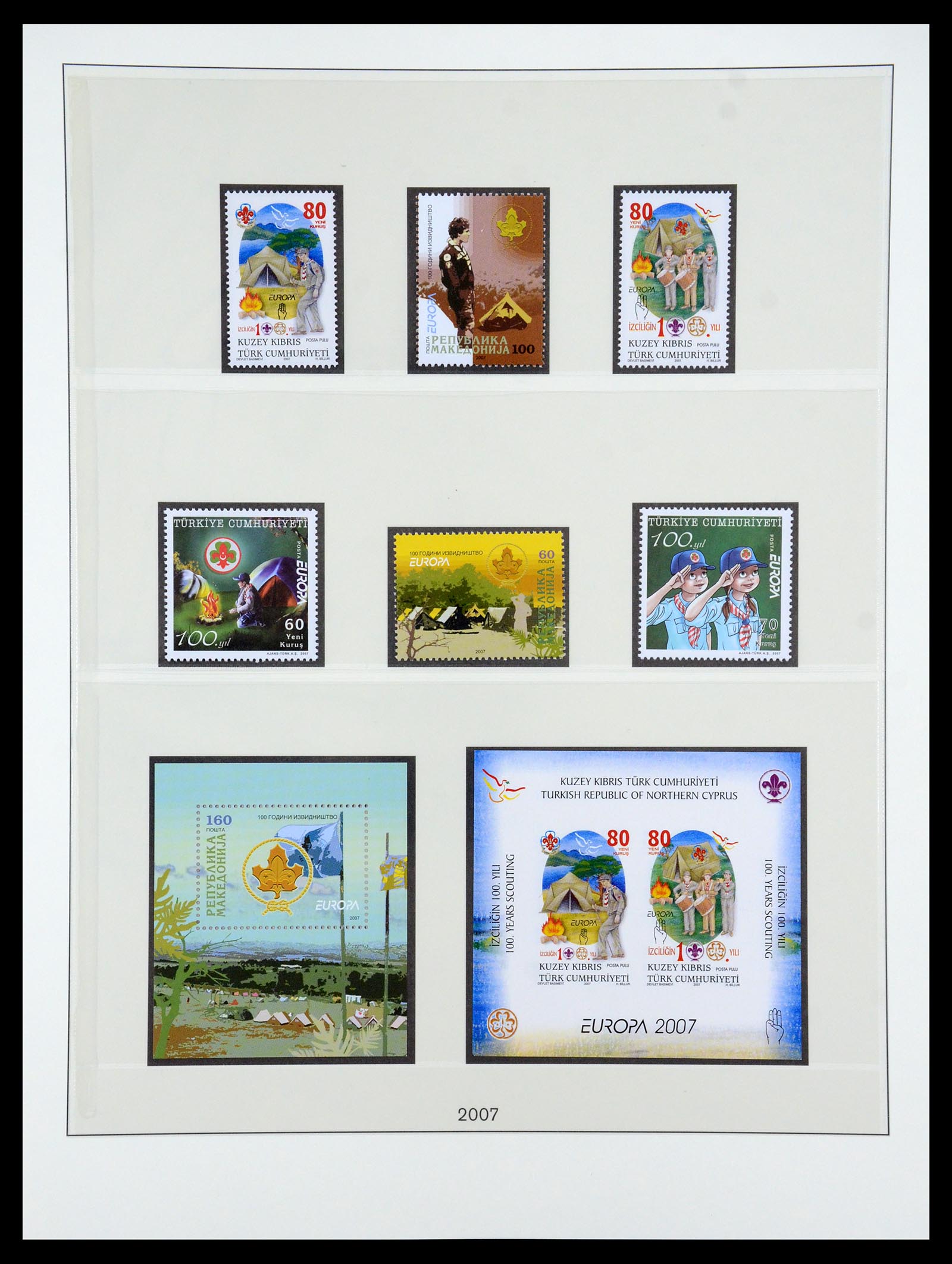35261 384 - Postzegelverzameling 35261 Europa CEPT 1977-2010.