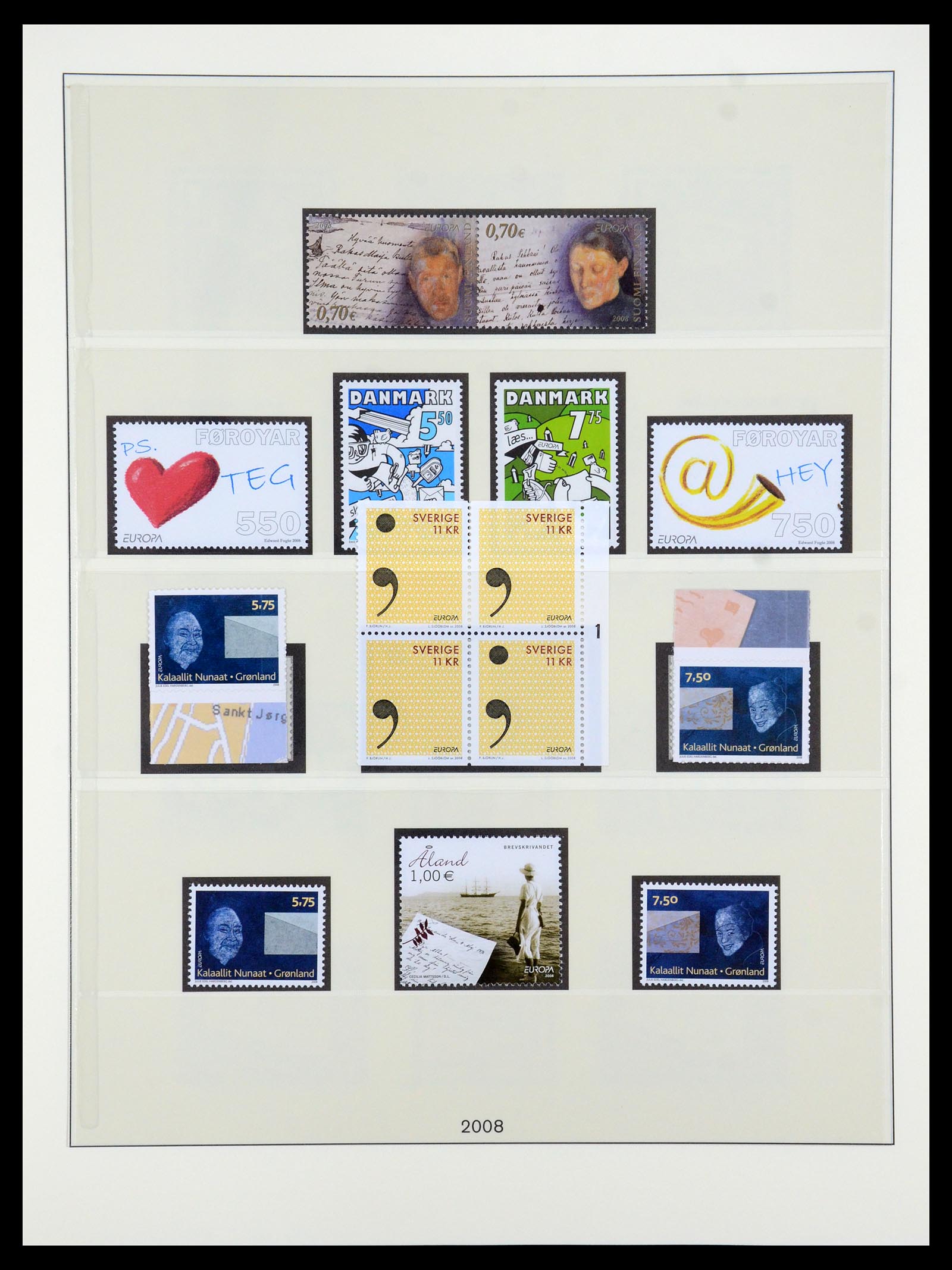 35261 389 - Postzegelverzameling 35261 Europa CEPT 1977-2010.