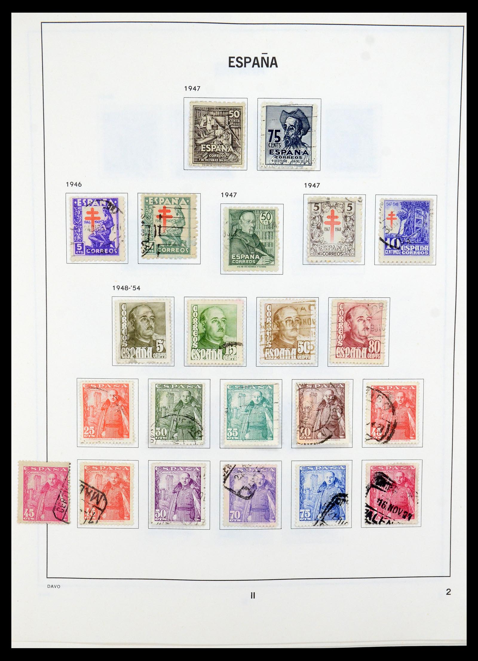 35289 002 - Stamp Collection 35289 Spain 1945-2021!!