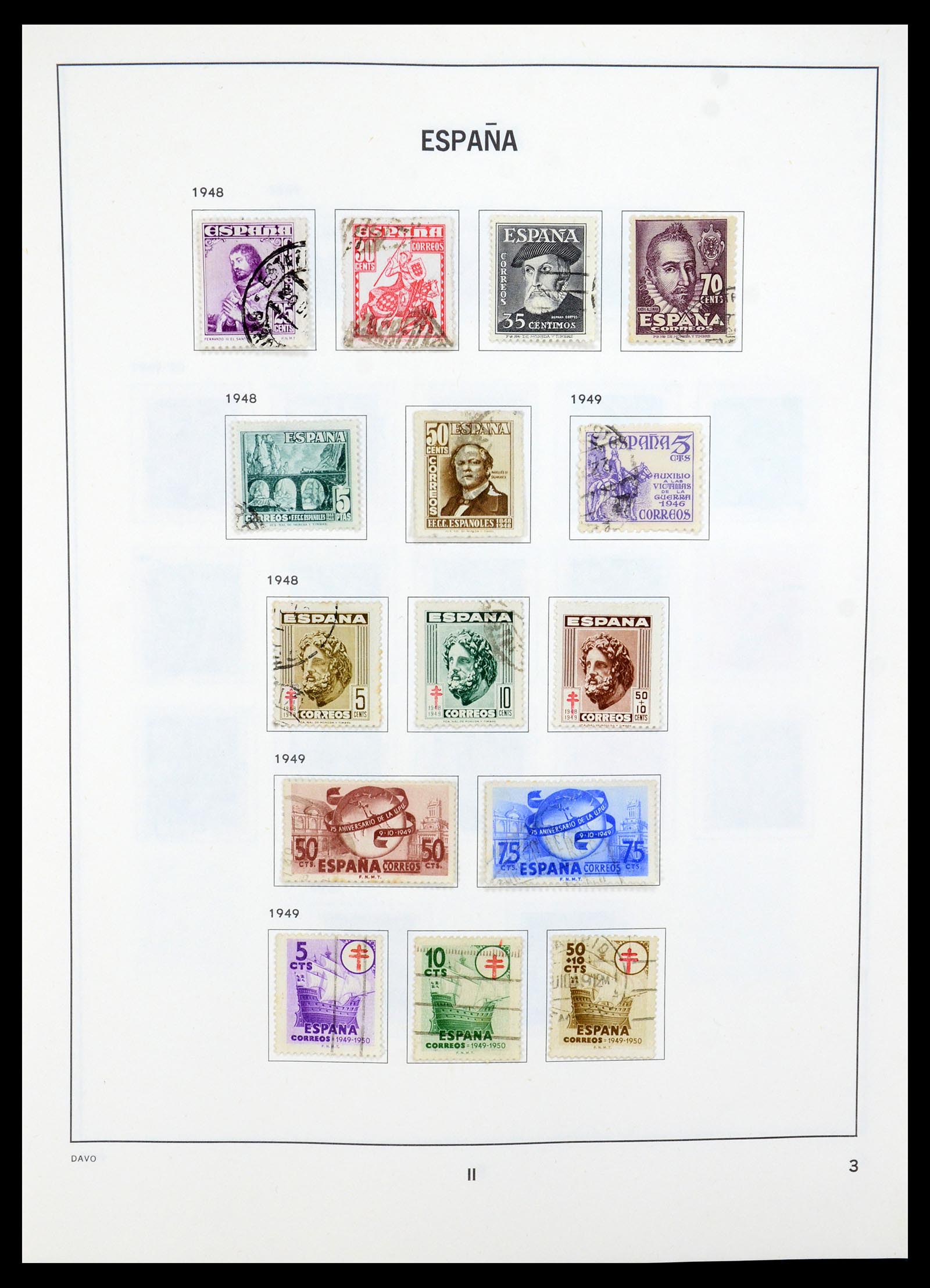 35289 003 - Stamp Collection 35289 Spain 1945-2021!!