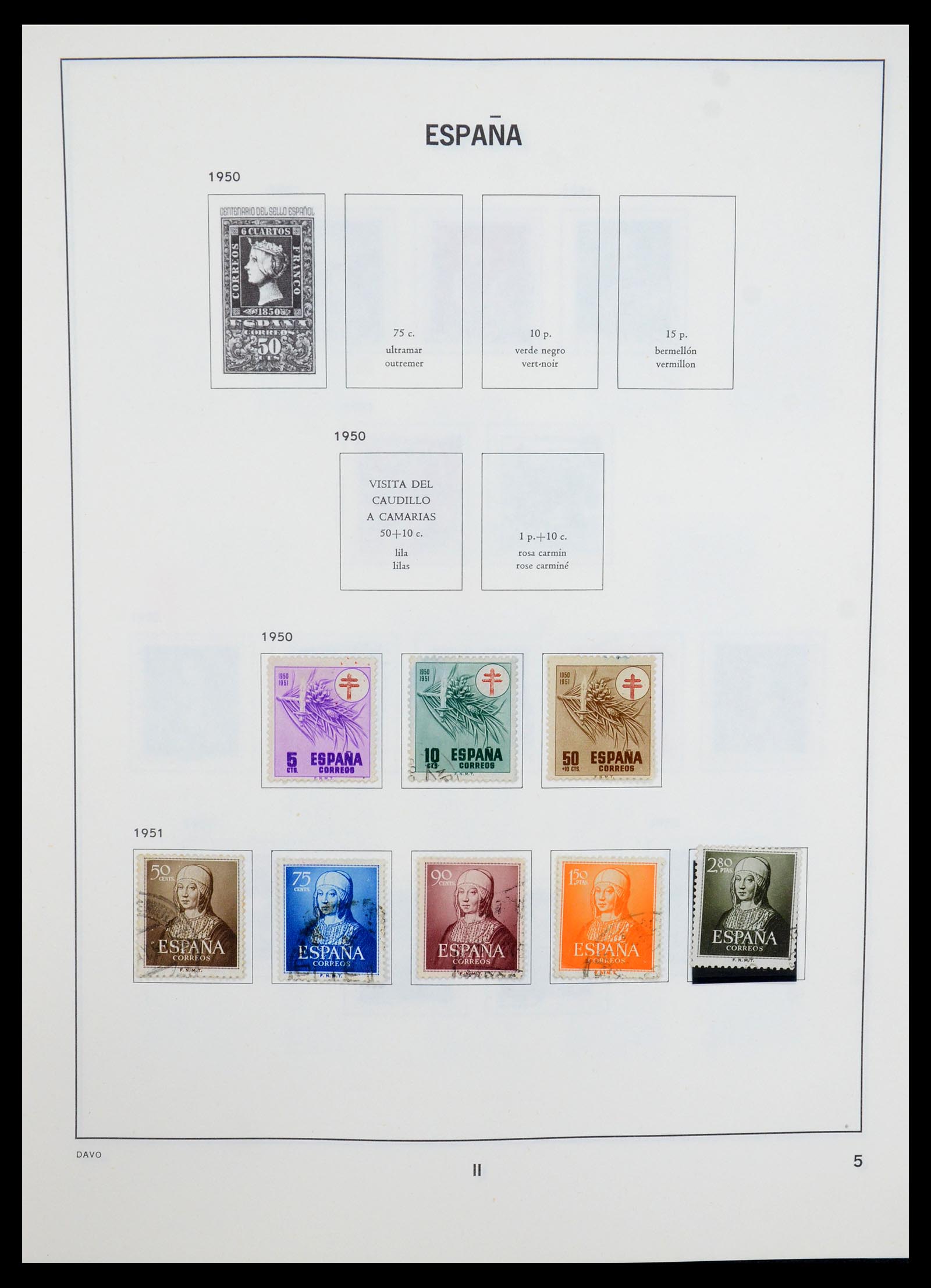 35289 005 - Stamp Collection 35289 Spain 1945-2021!!