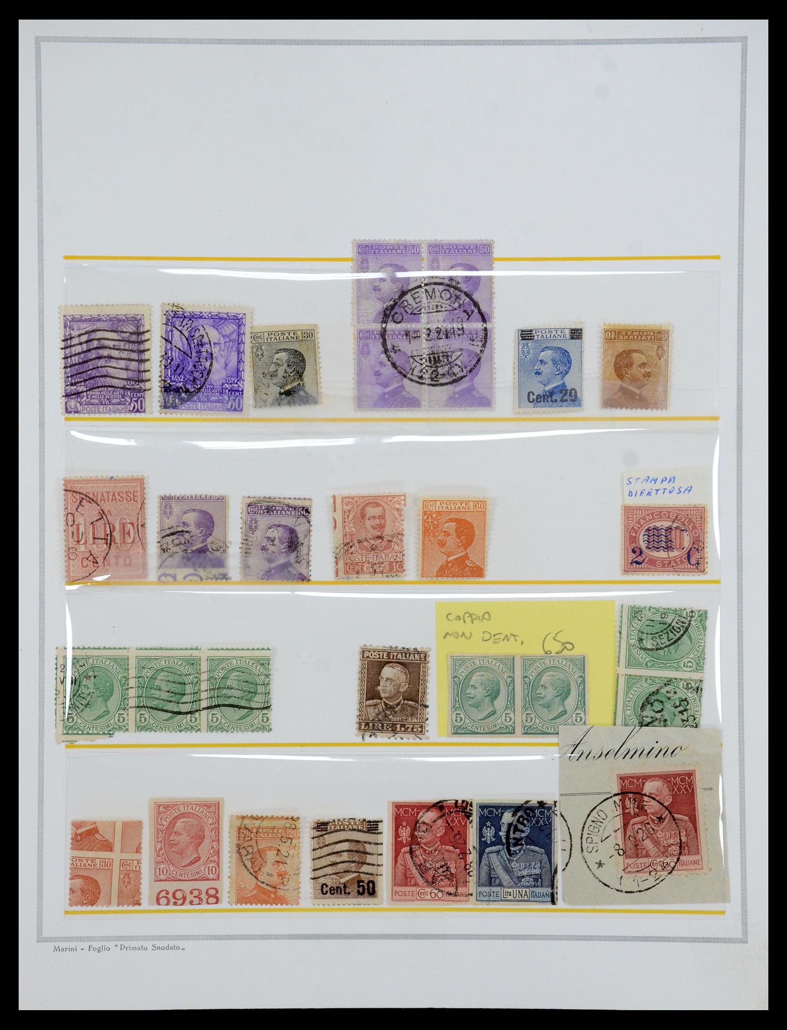 35295 001 - Postzegelverzameling 35295 Italië variëteiten 1862-1980.