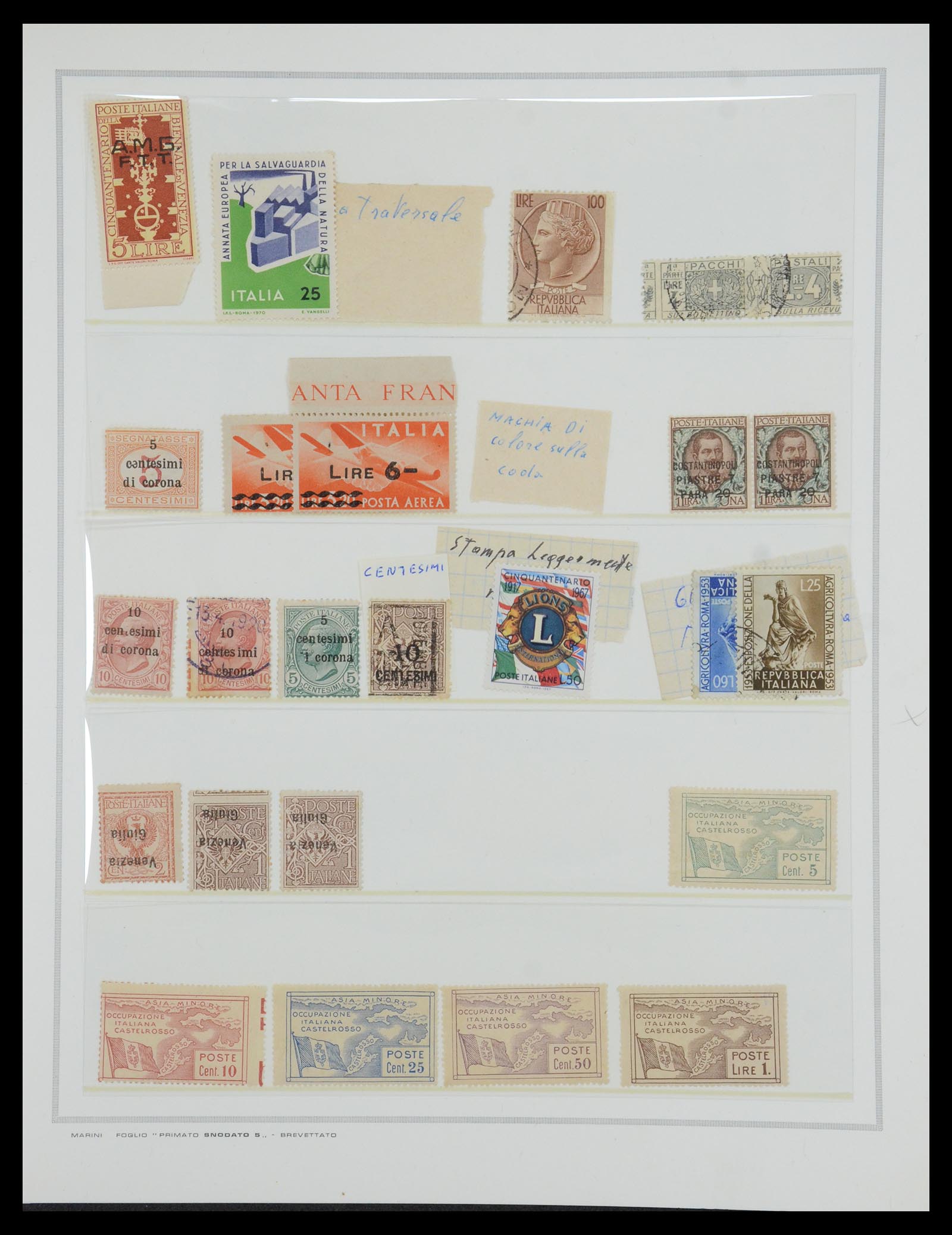 35295 013 - Postzegelverzameling 35295 Italië variëteiten 1862-1980.