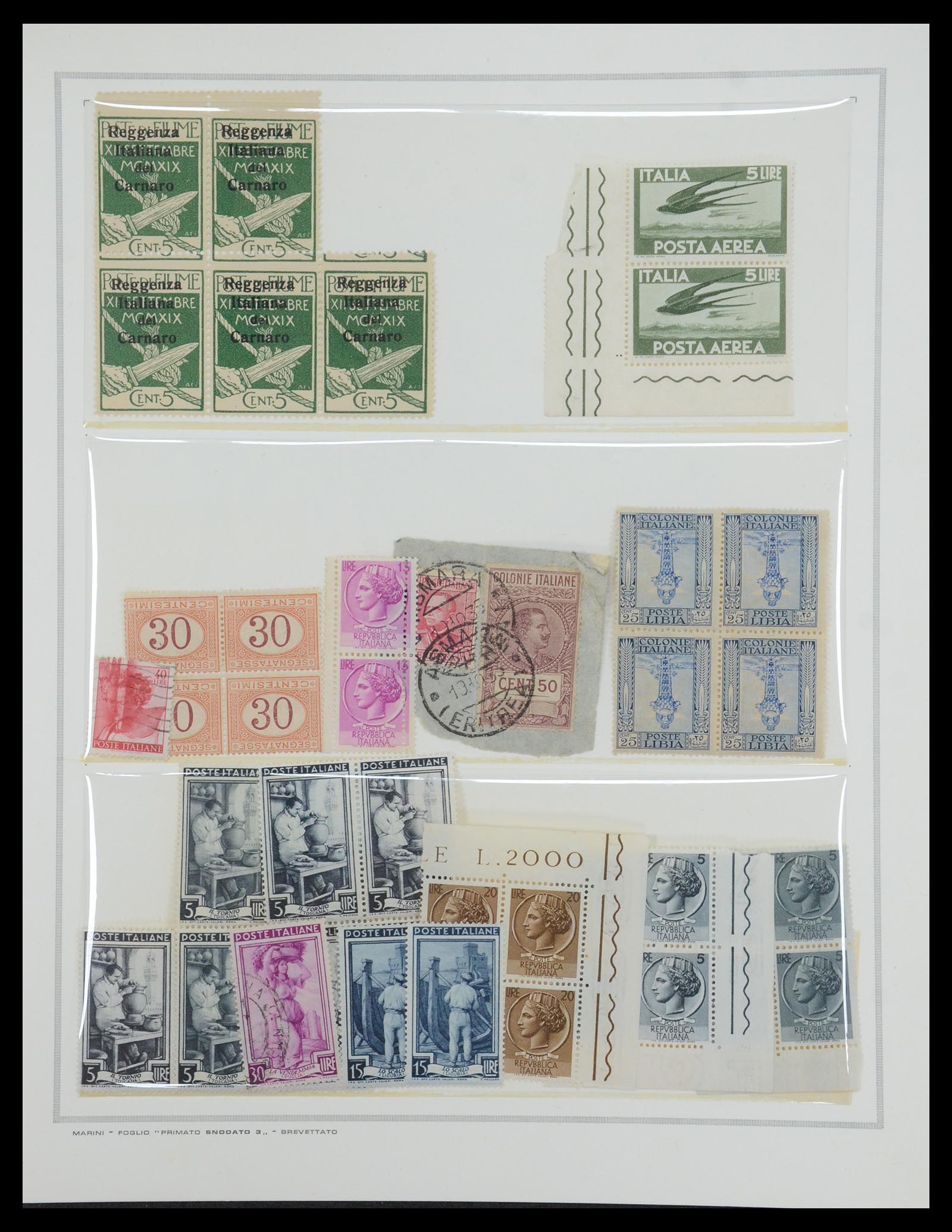 35295 014 - Postzegelverzameling 35295 Italië variëteiten 1862-1980.
