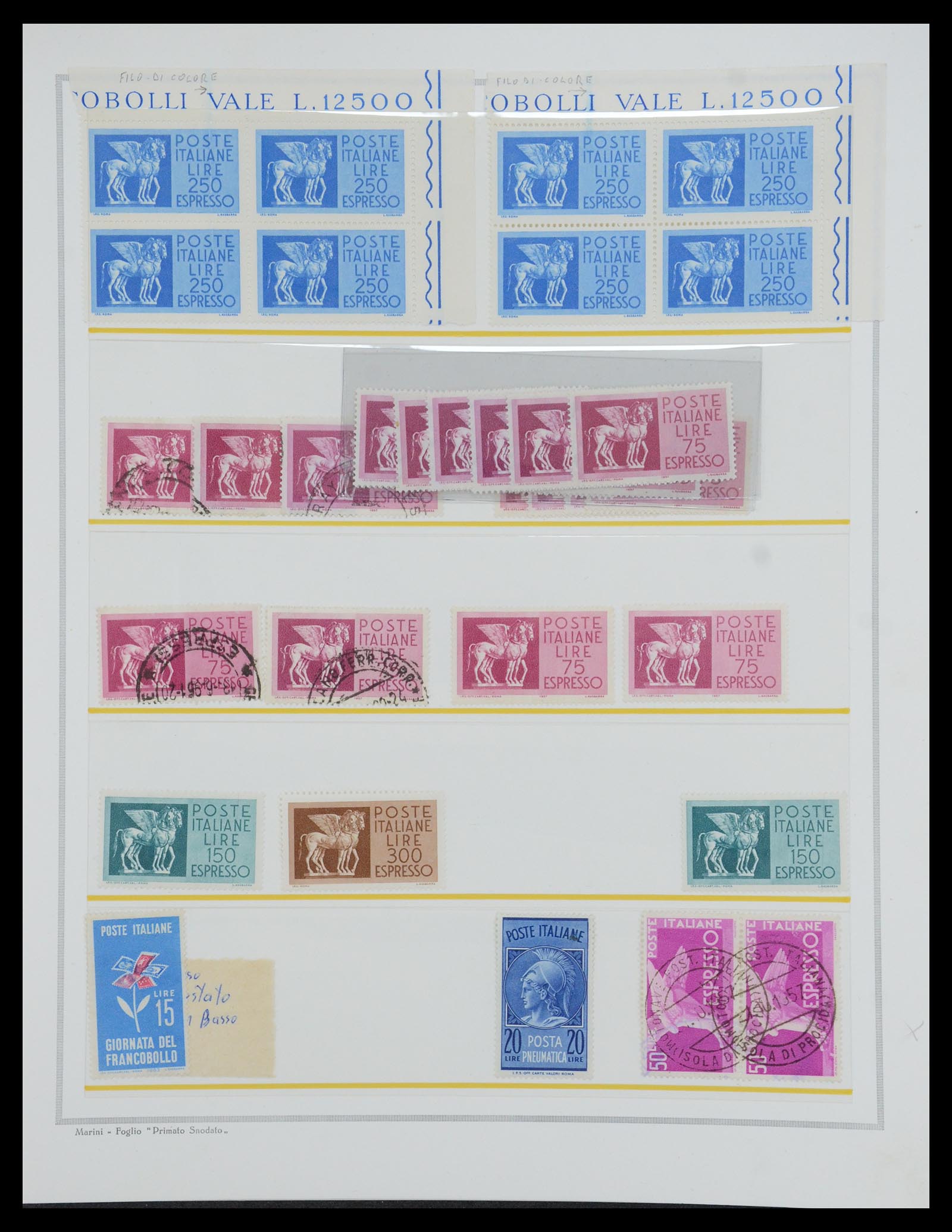 35295 016 - Postzegelverzameling 35295 Italië variëteiten 1862-1980.