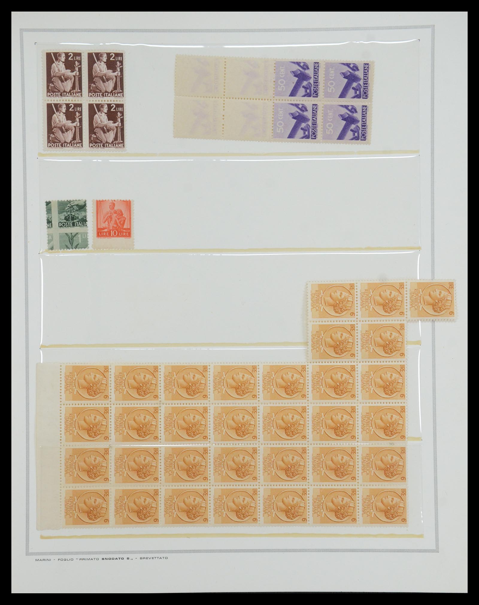 35295 018 - Postzegelverzameling 35295 Italië variëteiten 1862-1980.