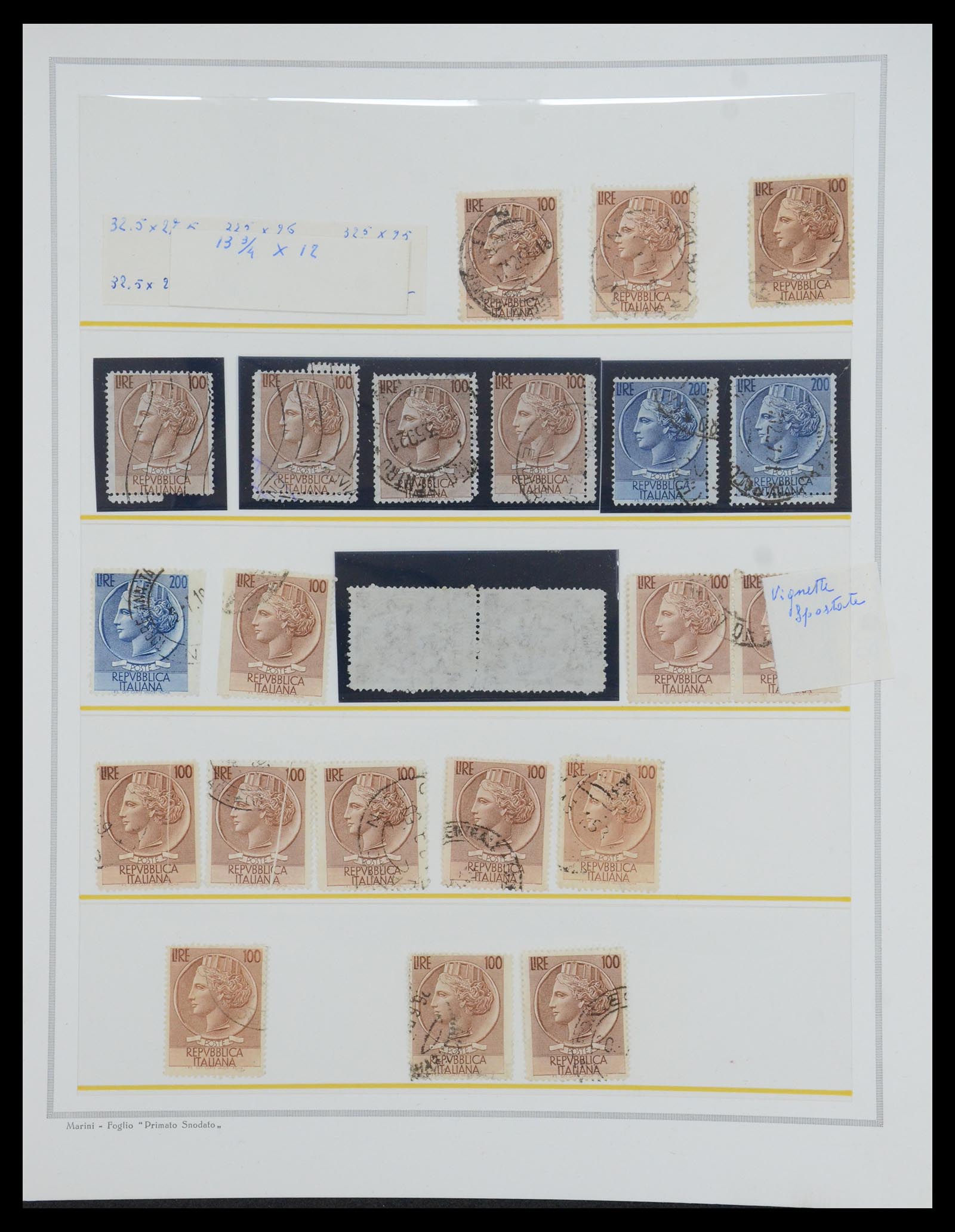 35295 022 - Postzegelverzameling 35295 Italië variëteiten 1862-1980.