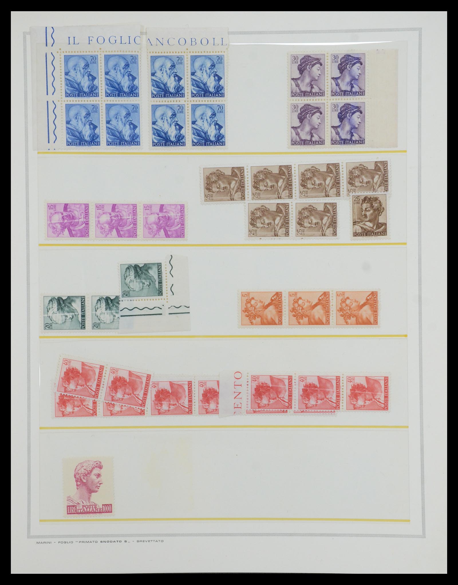 35295 024 - Postzegelverzameling 35295 Italië variëteiten 1862-1980.