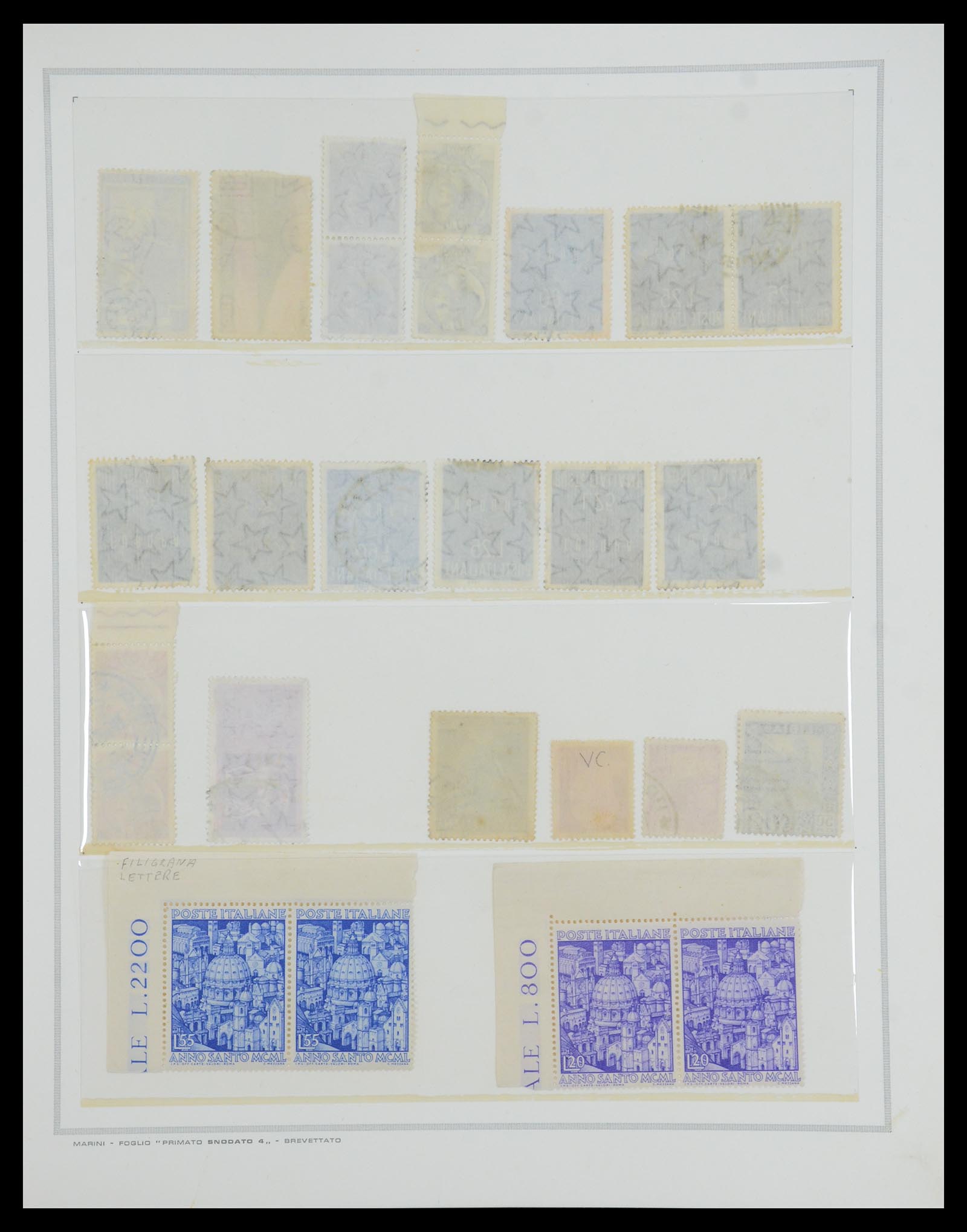 35295 027 - Postzegelverzameling 35295 Italië variëteiten 1862-1980.