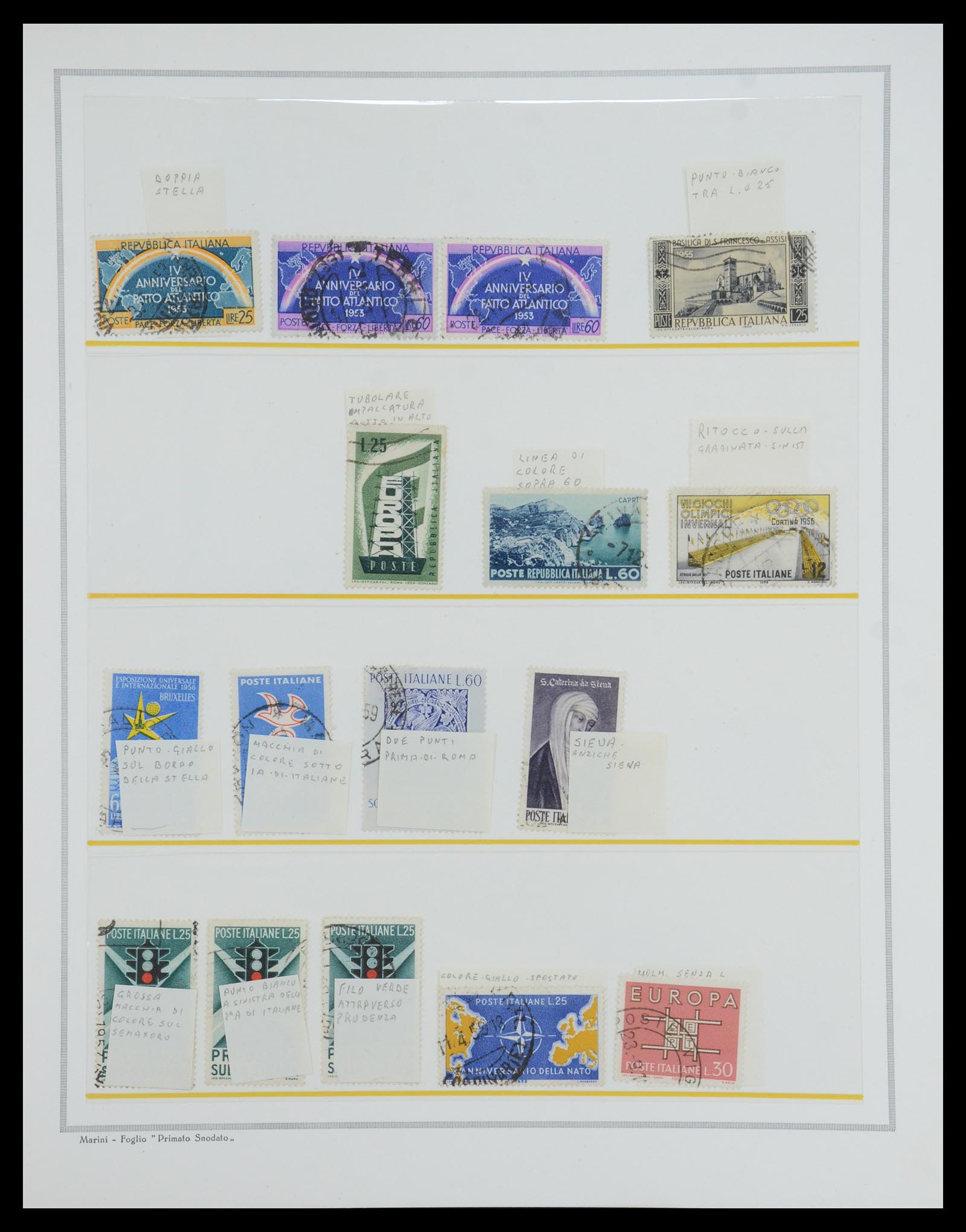 35295 029 - Postzegelverzameling 35295 Italië variëteiten 1862-1980.