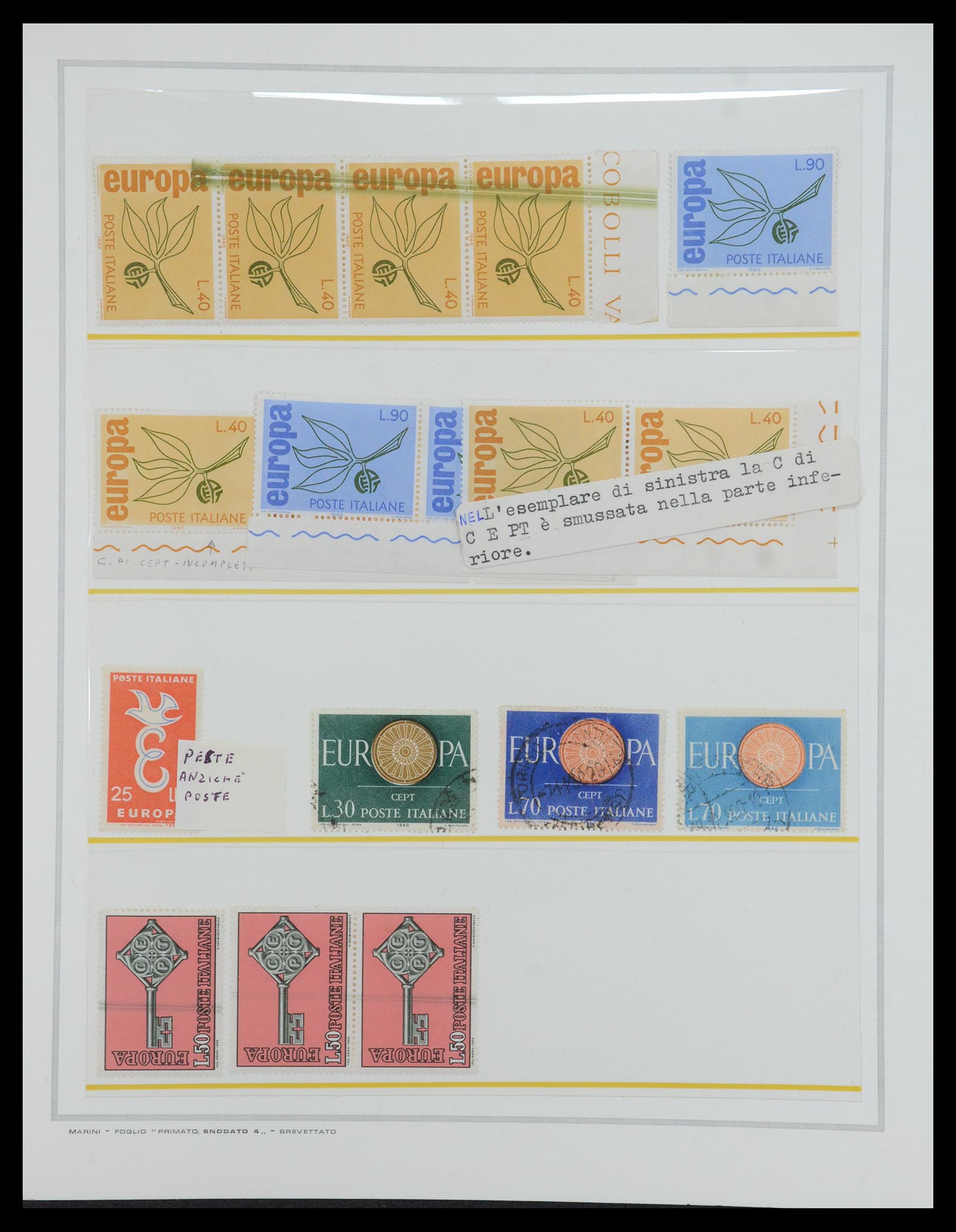 35295 031 - Postzegelverzameling 35295 Italië variëteiten 1862-1980.