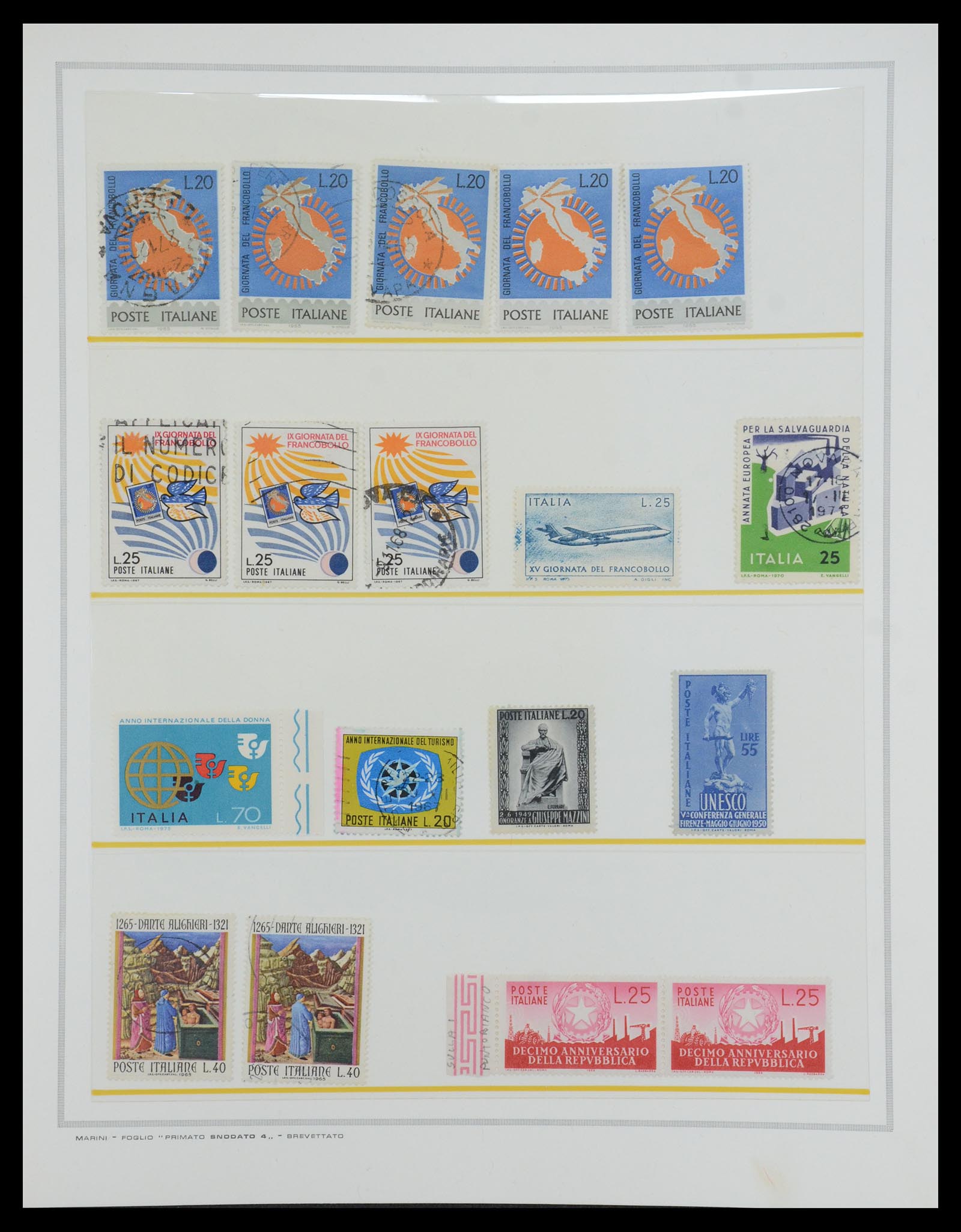 35295 034 - Postzegelverzameling 35295 Italië variëteiten 1862-1980.