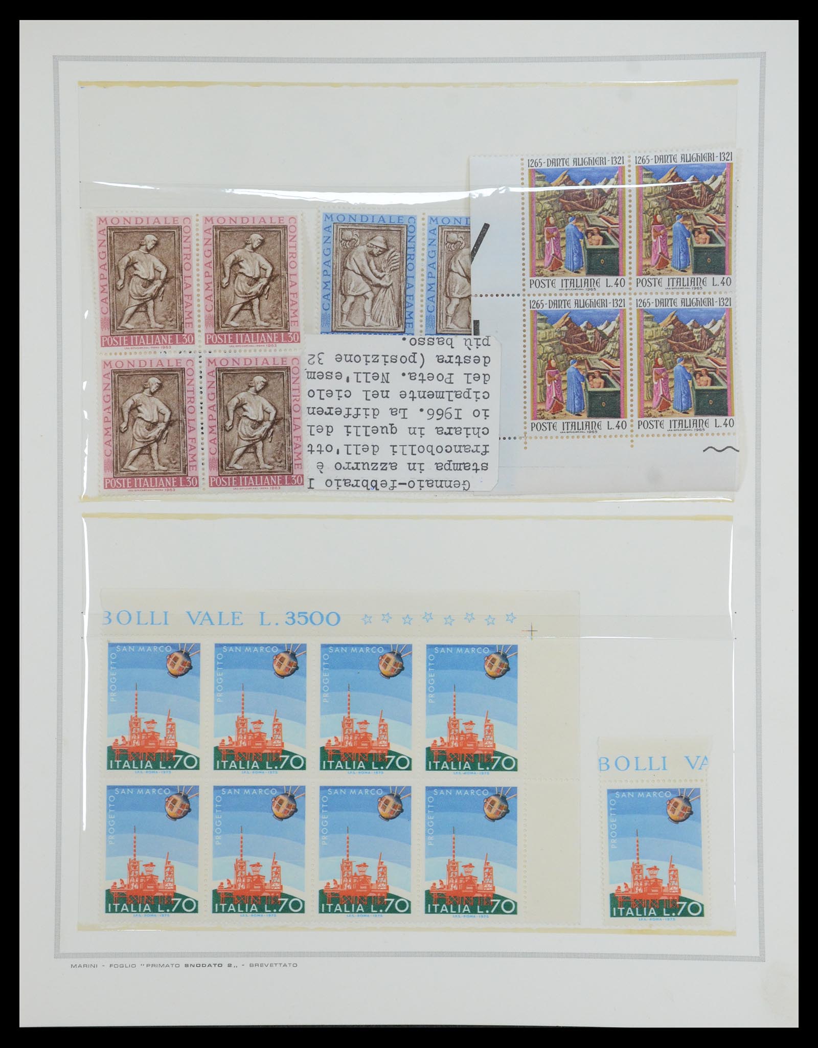35295 039 - Postzegelverzameling 35295 Italië variëteiten 1862-1980.