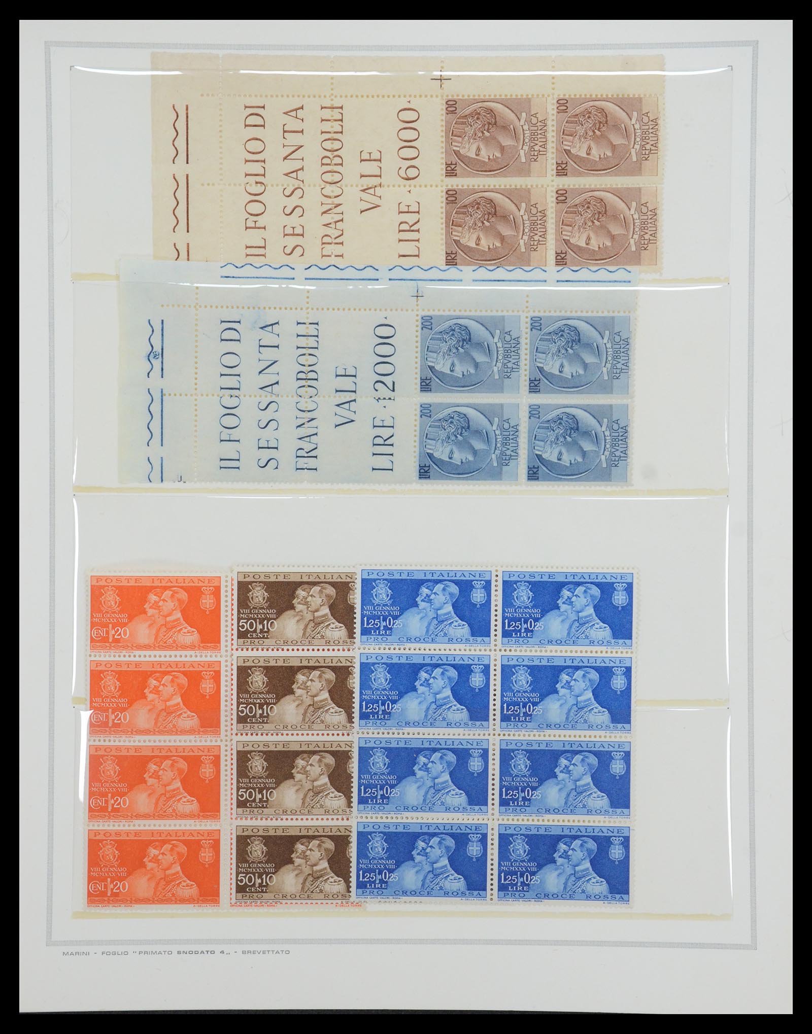 35295 052 - Postzegelverzameling 35295 Italië variëteiten 1862-1980.