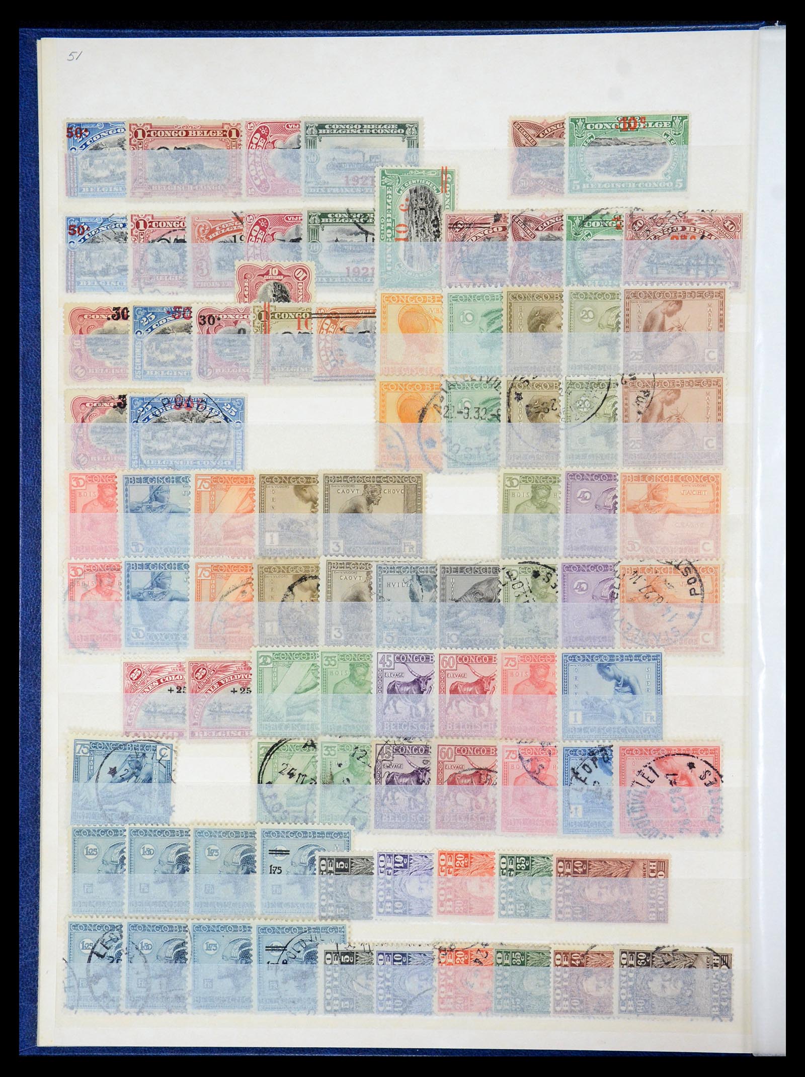 35307 004 - Stamp Collection 35307 Belgian Congo 1885-1971.