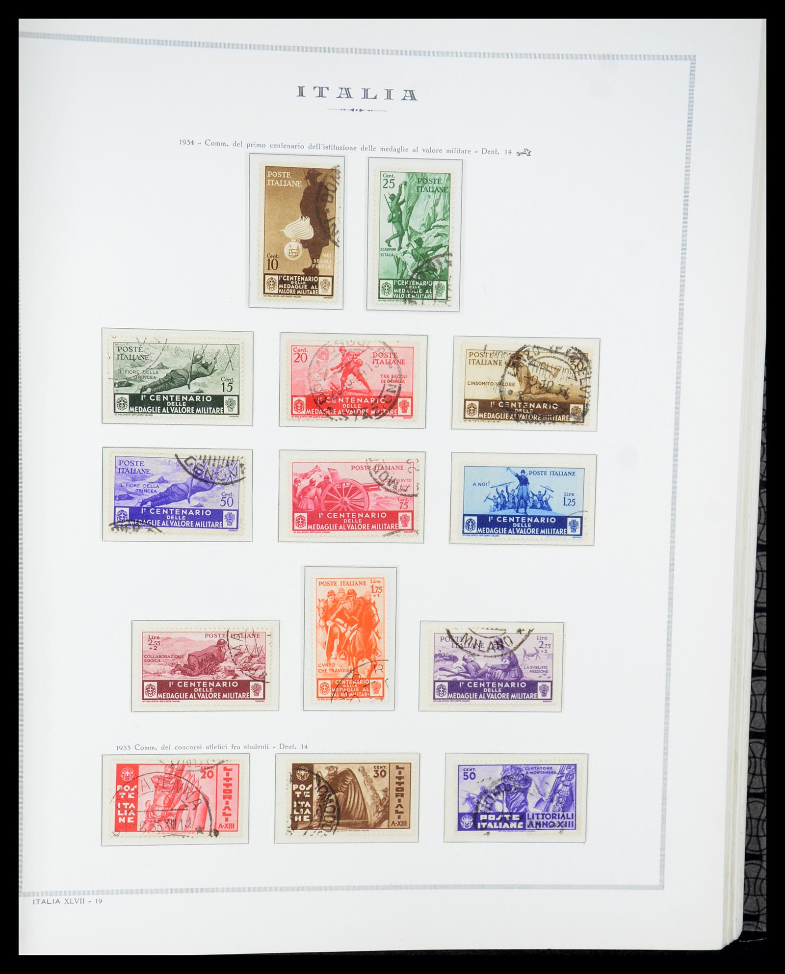 35325 025 - Postzegelverzameling 35325 Italië 1862-1980.