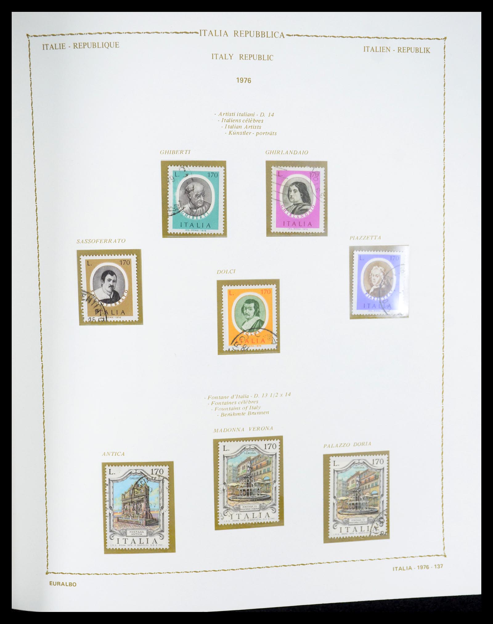 35325 168 - Postzegelverzameling 35325 Italië 1862-1980.